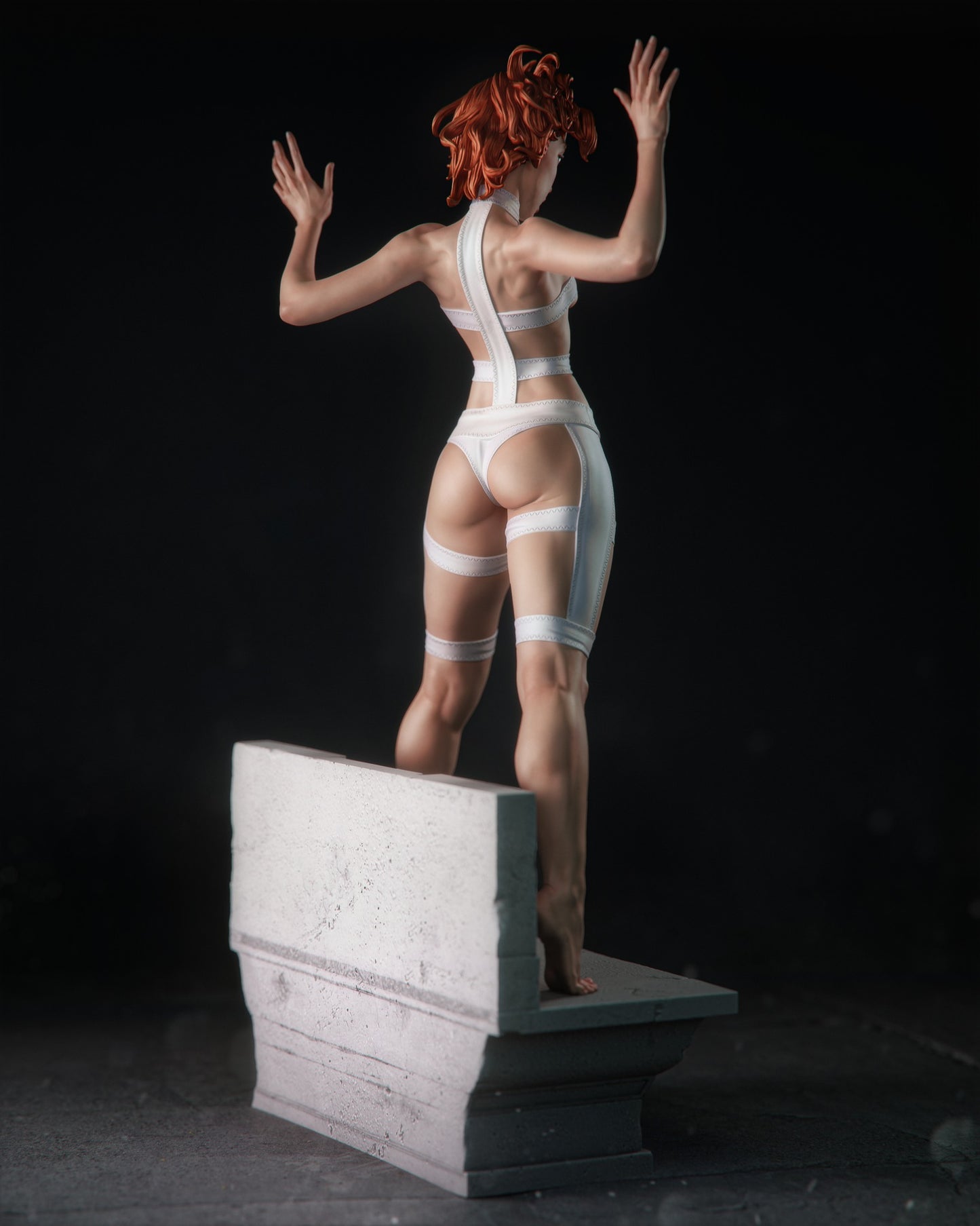 Leeloo from Fifth Element by CA3D | High Quality Resin Print | Painted Commissions available!