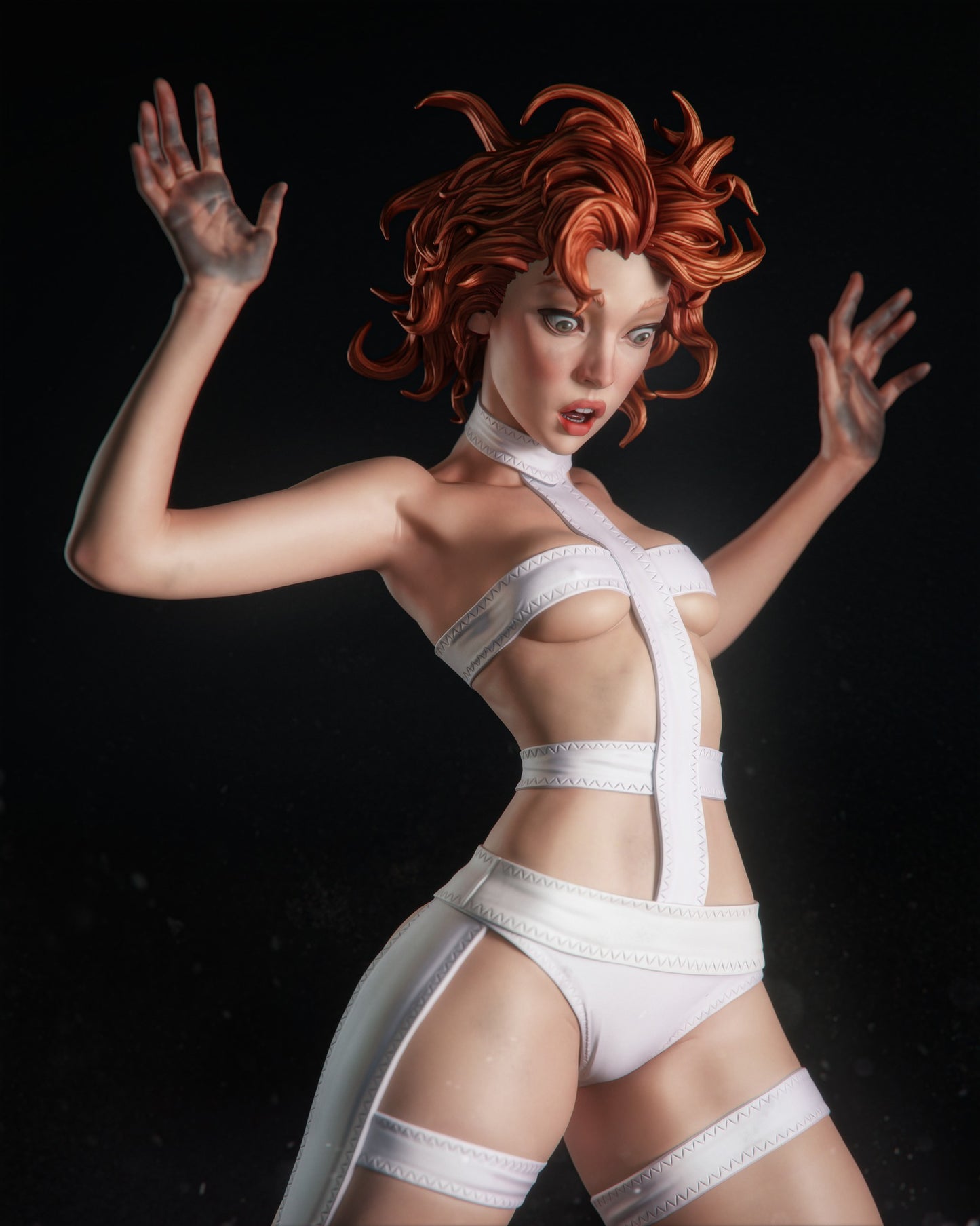 Leeloo from Fifth Element by CA3D | High Quality Resin Print | Painted Commissions available!