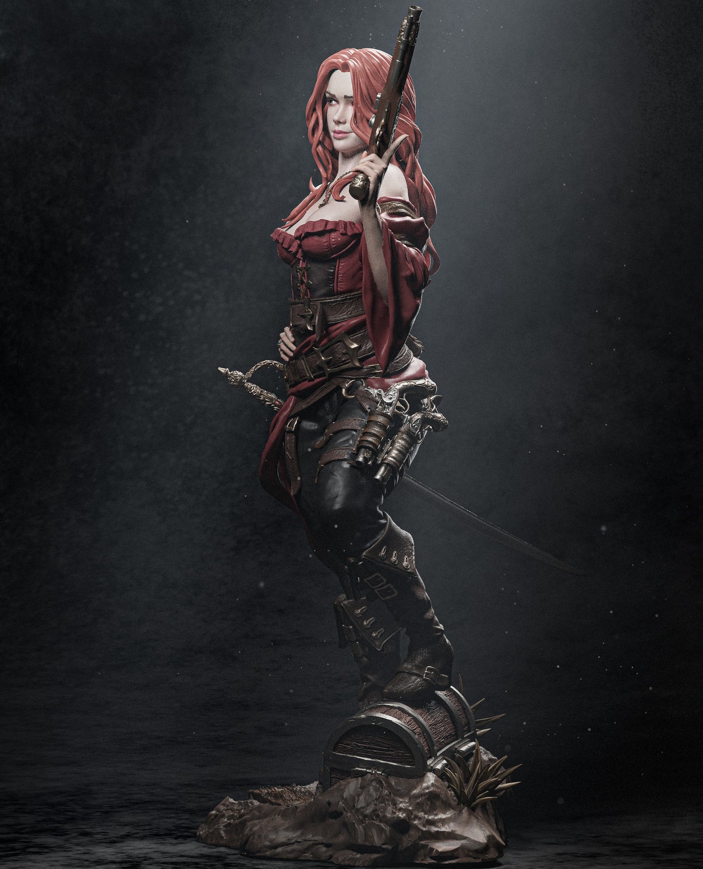 The Pirate original design by CA3D | High Quality Resin Print | Painted Commissions available!