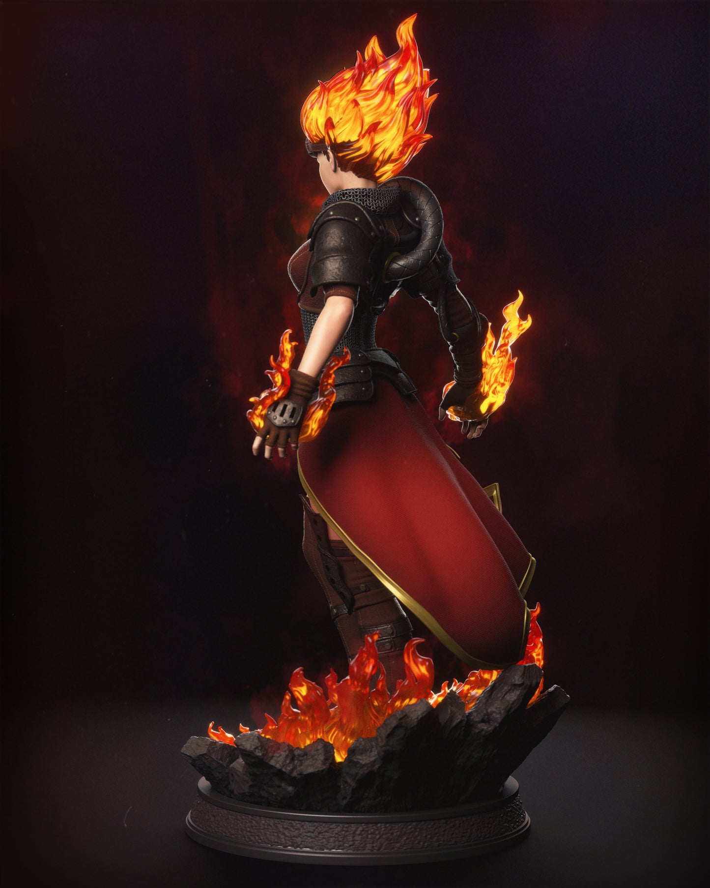 Chandra from MTG by CA3D | High Quality Resin Print | Painted Commissions available!