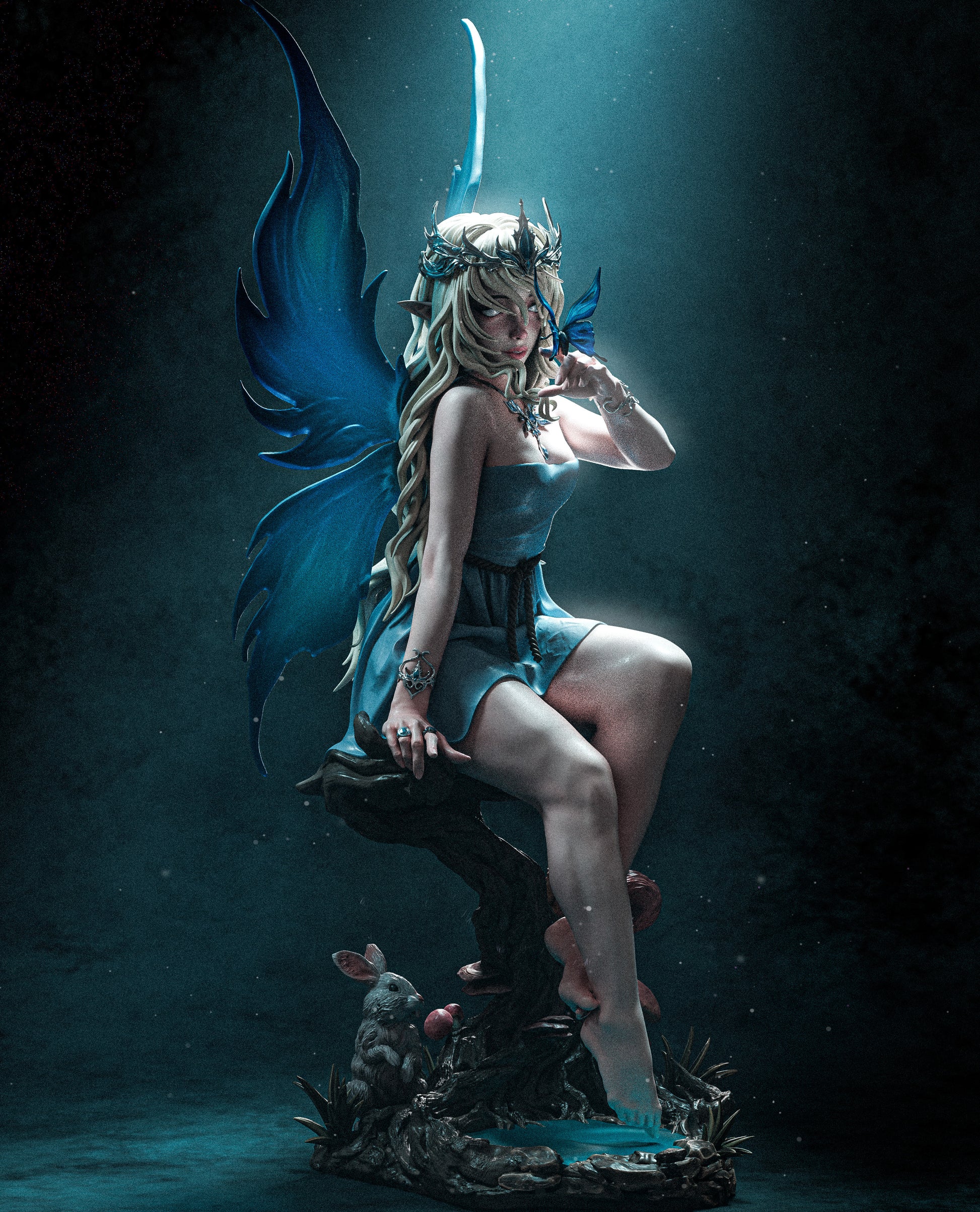 Fairy Queen by CA3D | High Quality Resin Print | Painted Commissions available! - Sephiknot