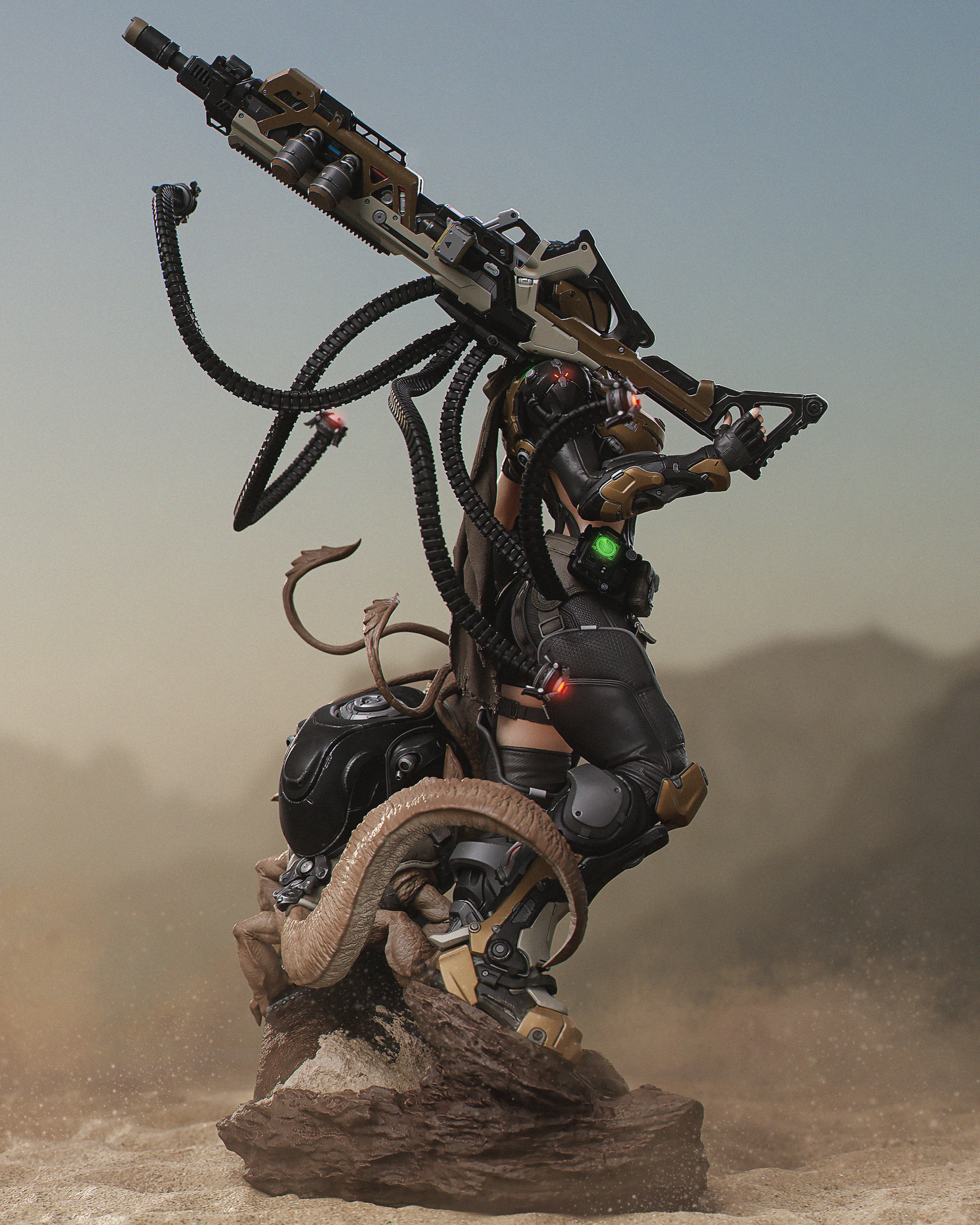 Kyla by CA3D | High Quality Resin Print | Painted Commissions available! - Sephiknot