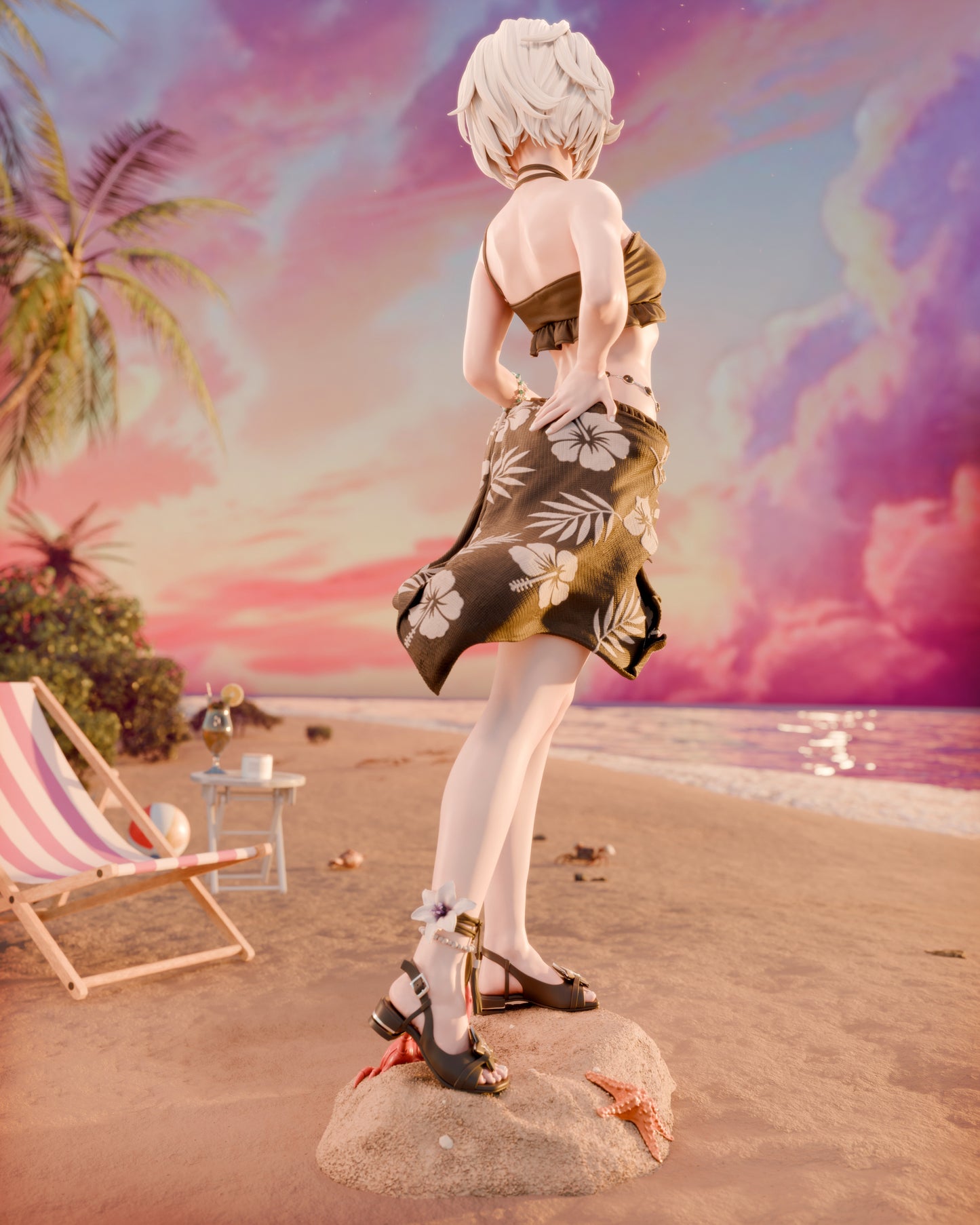 Beach 2B from Nier by CA3D | High Quality Resin Print | Painted Commissions available!