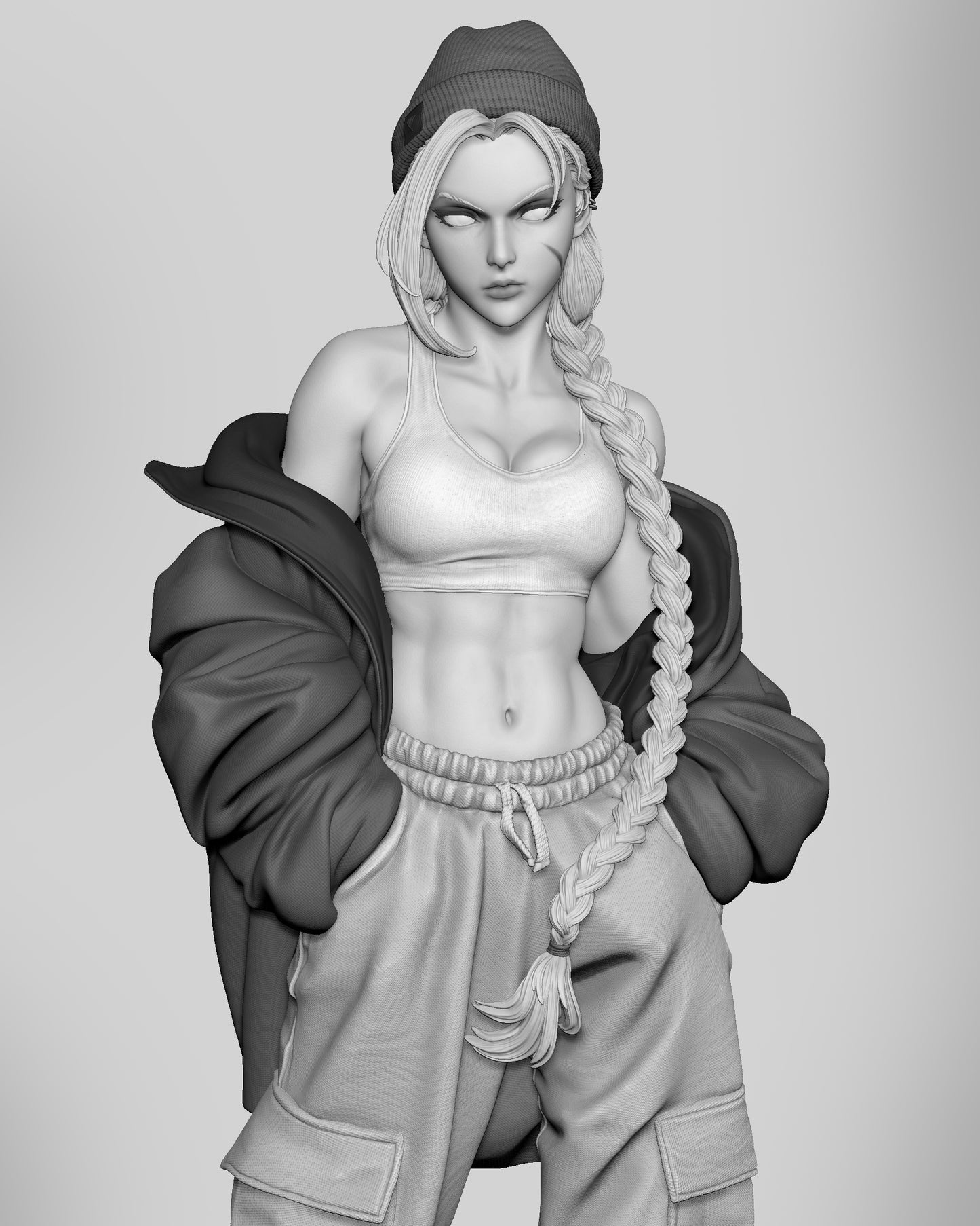 Cammy from Street Fighter by CA3D | High Quality Resin Print | Painted Commissions available!
