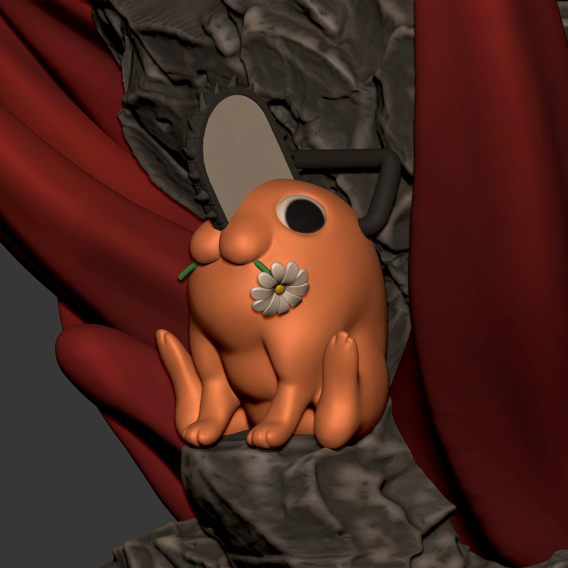 Makima from Chainsaw Man Fan-Made Model by CA3D - Sephiknot