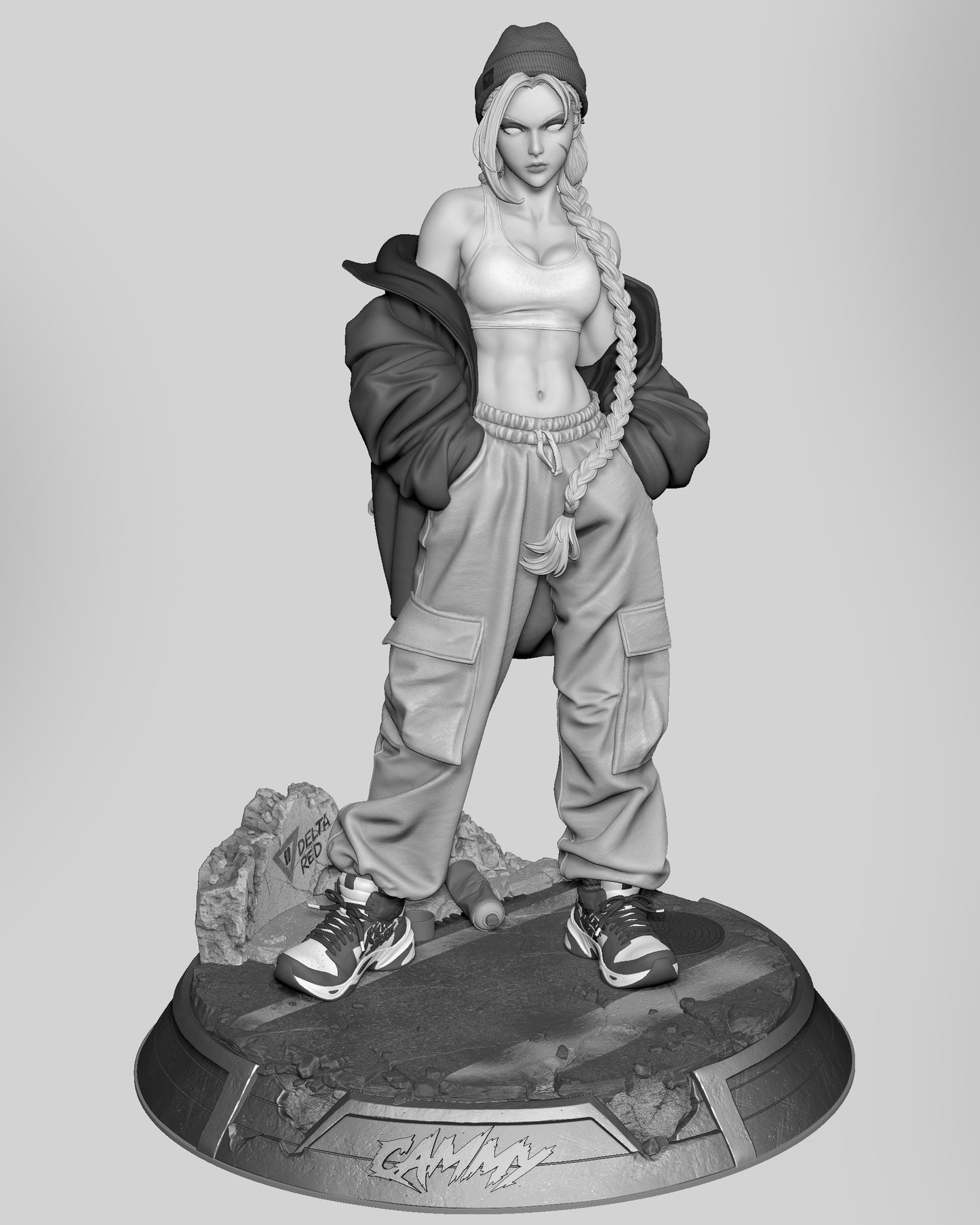 Cammy from Street Fighter by CA3D | High Quality Resin Print | Painted Commissions available!