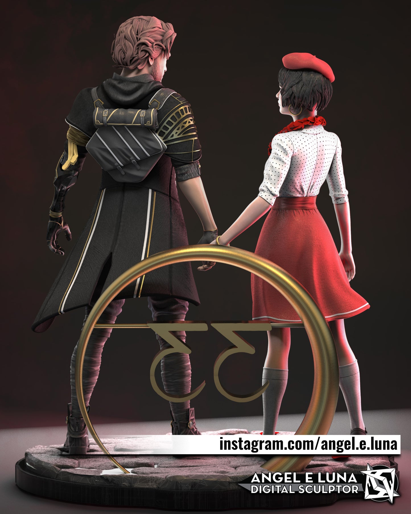 Gustave and Sophie from Clair Obscure Fan-Made Model by angel.e.luna LIMITED EDITION