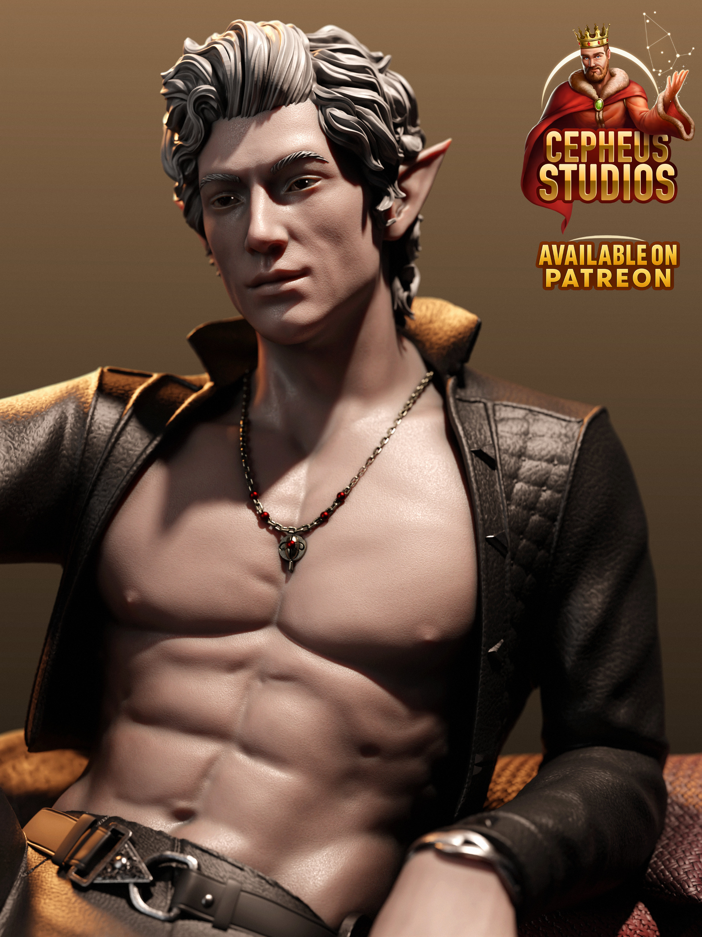 Astarion from Baldurs Gate by Cepheus | High Quality Resin Print | Painted Commissions available!
