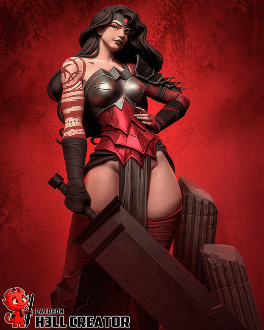 Wonder Woman by h3ll creator | High Quality Resin Print | Painted Commissions available!