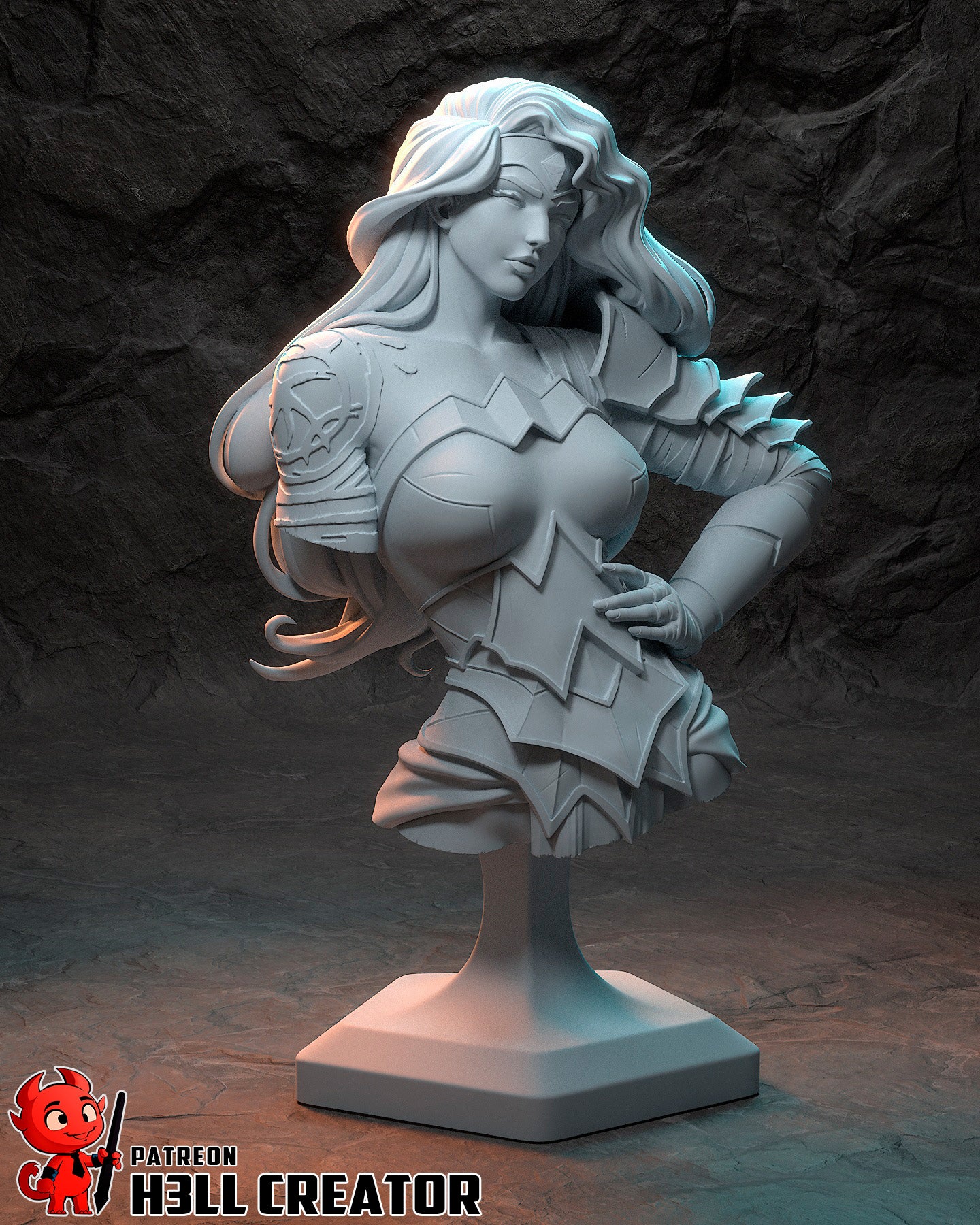 Wonder Woman by h3ll creator | High Quality Resin Print | Painted Commissions available!