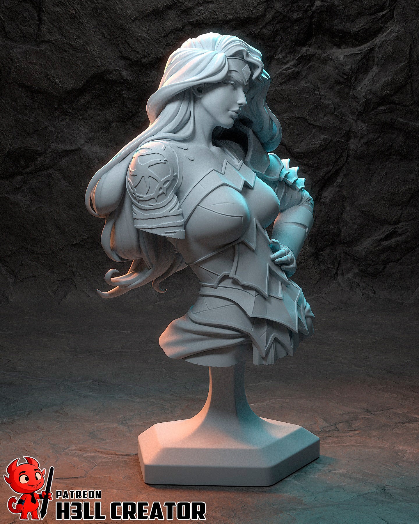 Wonder Woman by h3ll creator | High Quality Resin Print | Painted Commissions available!