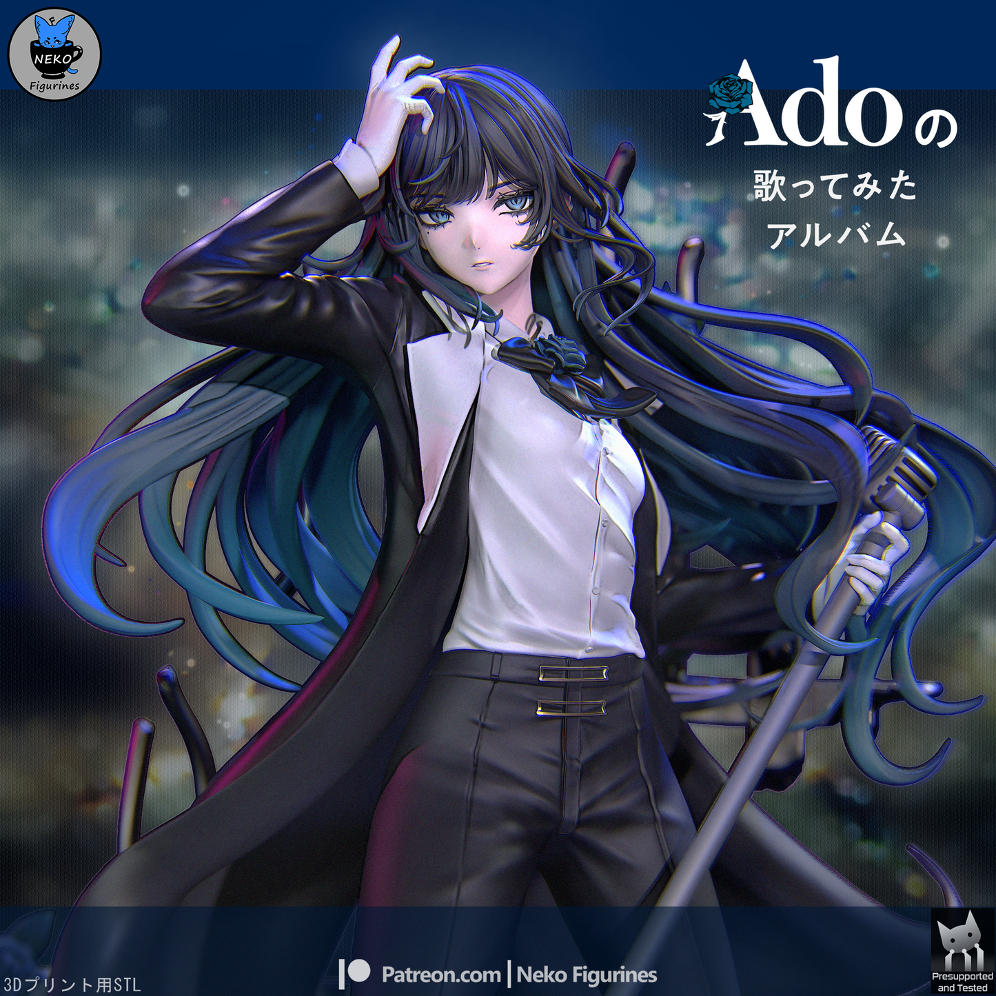 Chando from Ado by Neko Figurines | High Quality Resin Print | Painted Commissions available!