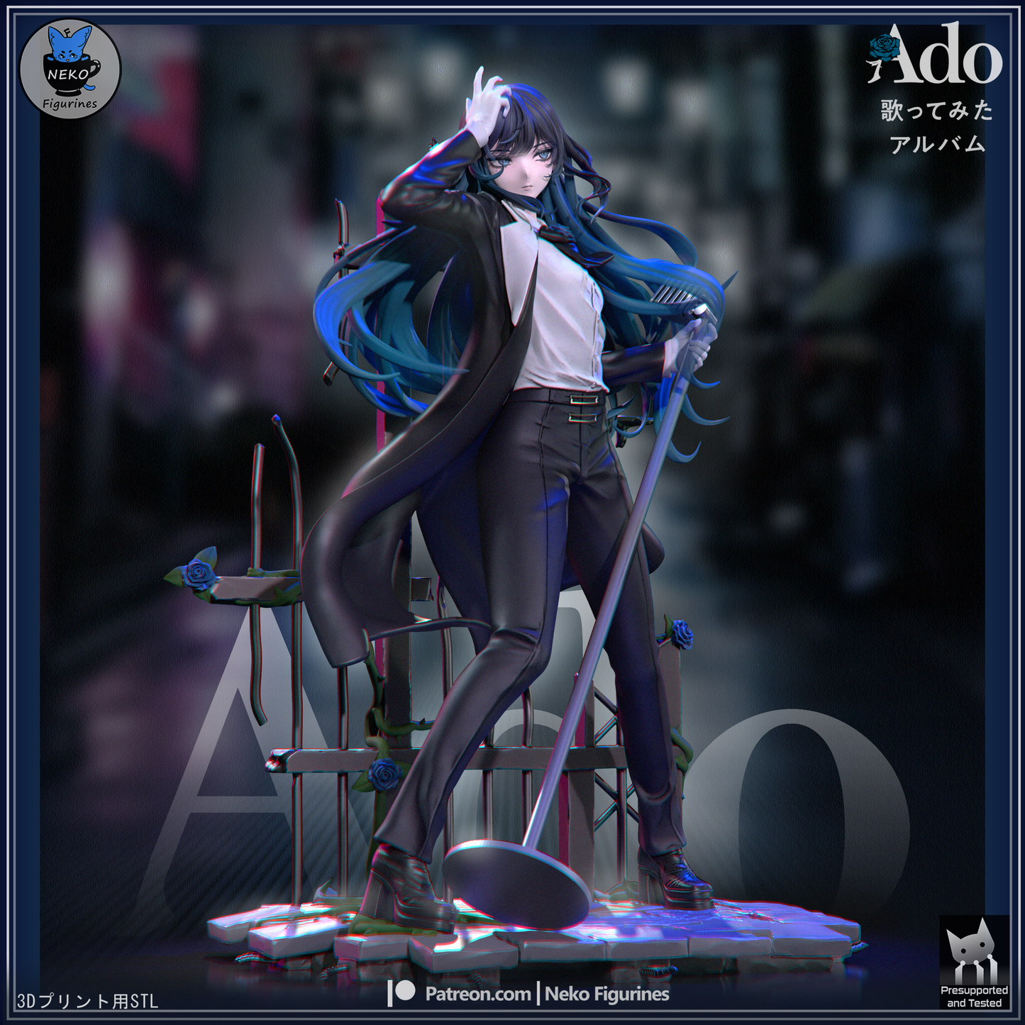 Chando from Ado by Neko Figurines | High Quality Resin Print | Painted Commissions available!