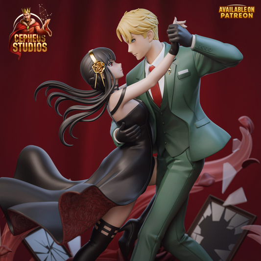 Yor x Llyod from SpyxFamily by Cepheus | High Quality Resin Print | Painted Commissions available! - Sephiknot