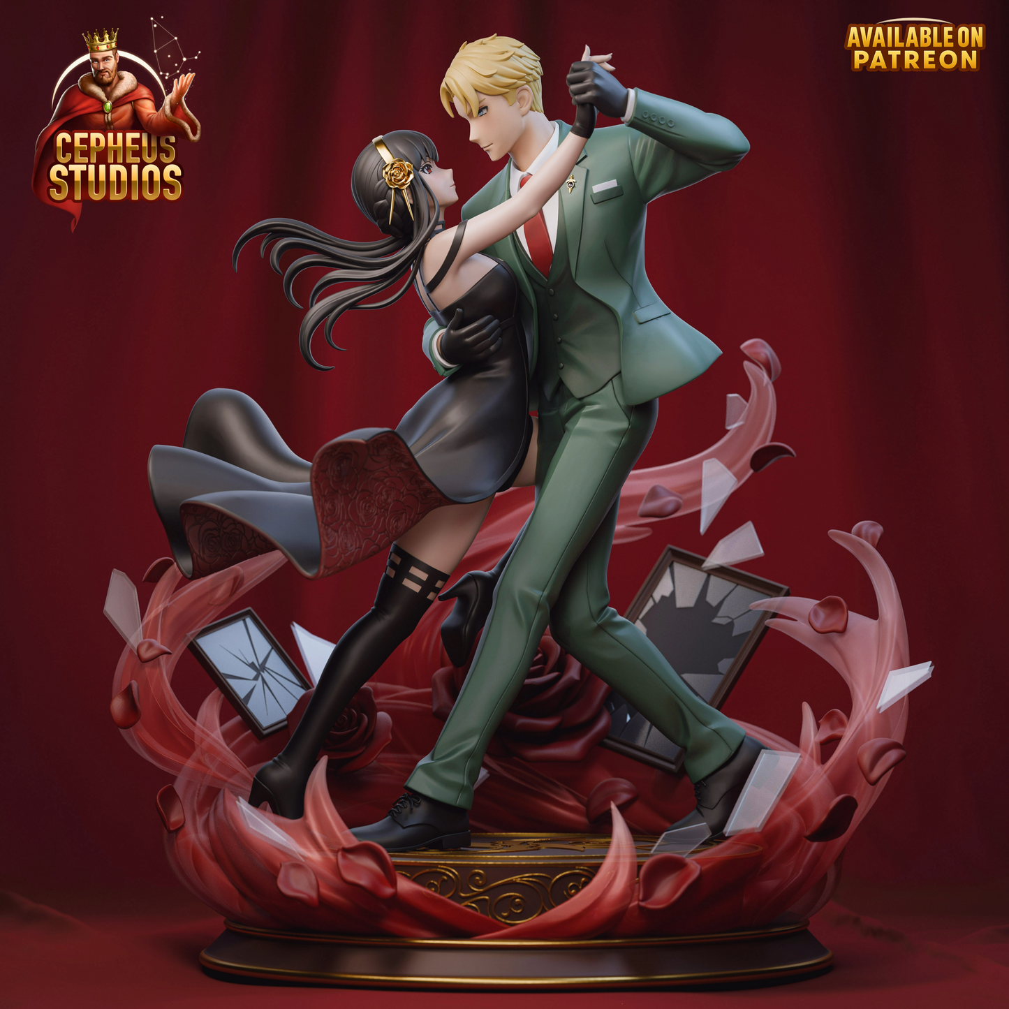 Yor x Llyod from SpyxFamily by Cepheus | High Quality Resin Print | Painted Commissions available! - Sephiknot