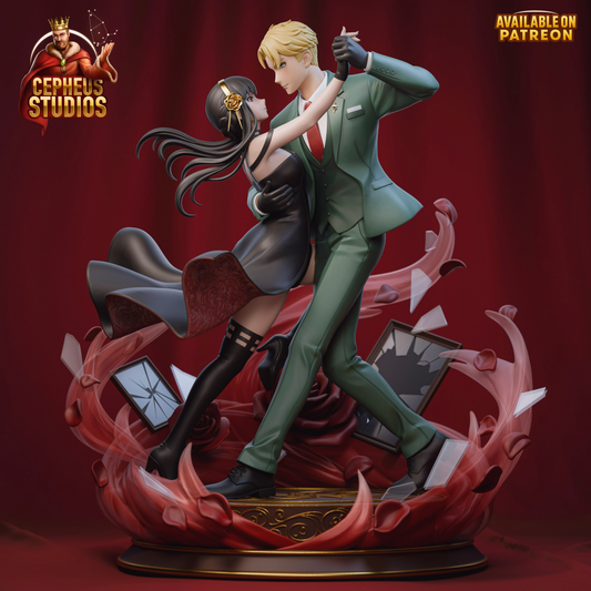 Yor x Llyod from SpyxFamily by Cepheus | High Quality Resin Print | Painted Commissions available! - Sephiknot