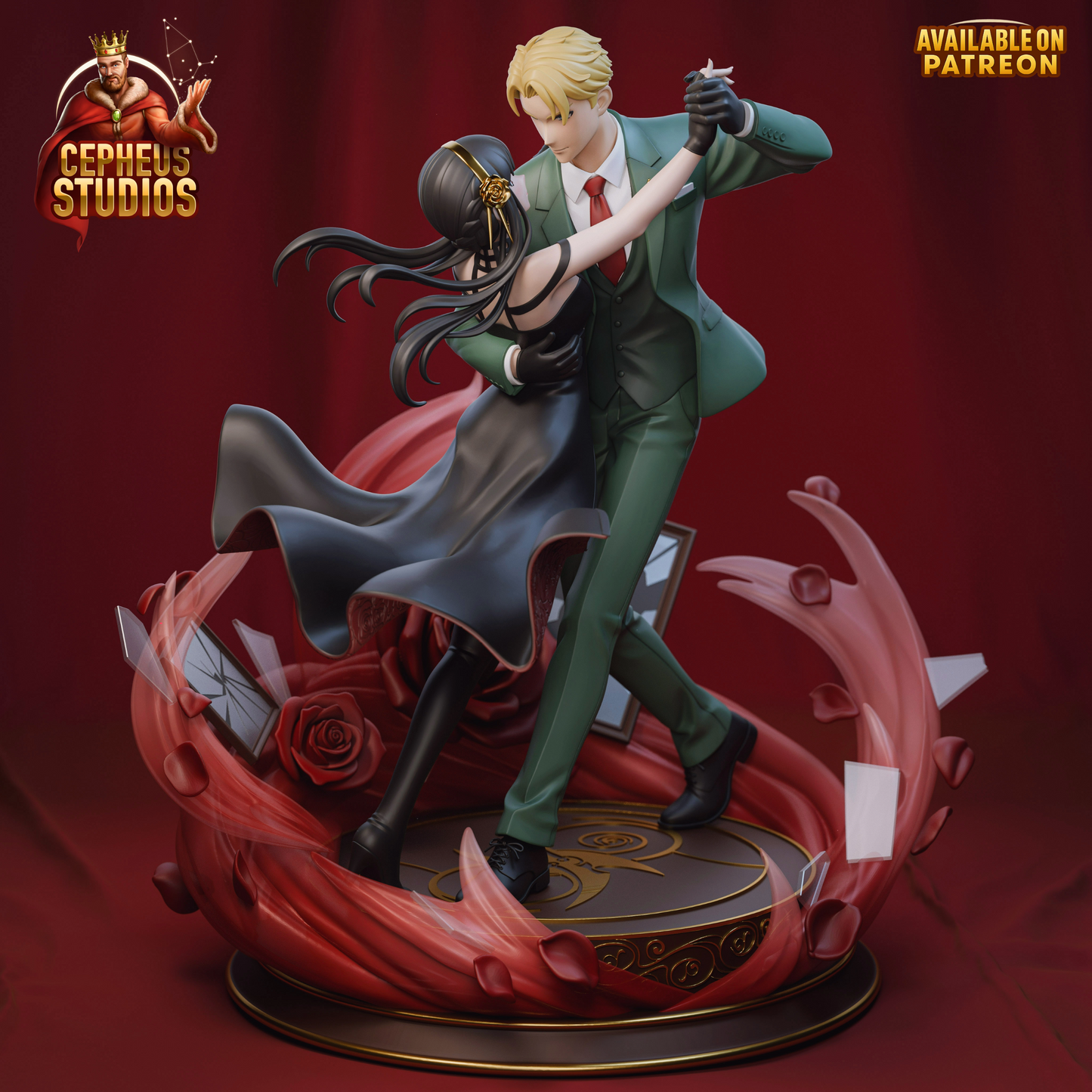 Yor x Llyod from SpyxFamily by Cepheus | High Quality Resin Print | Painted Commissions available! - Sephiknot