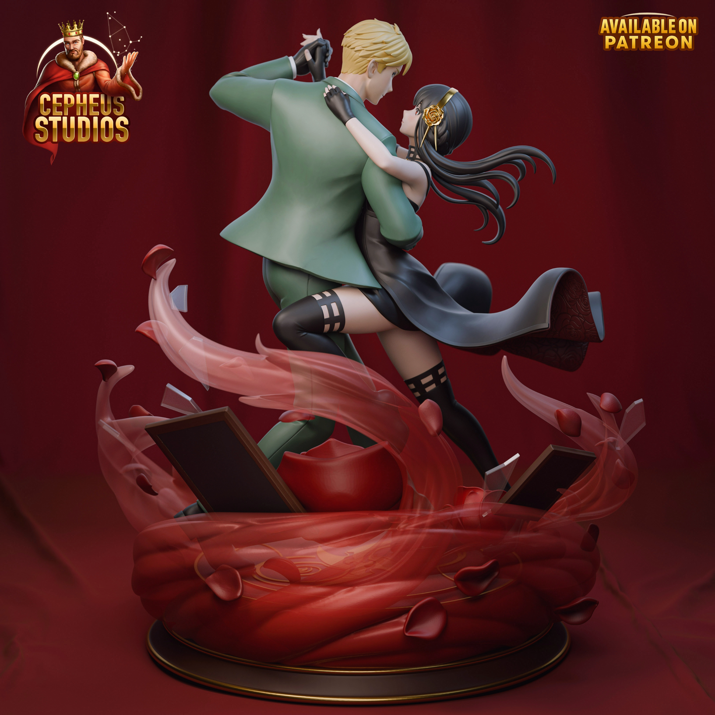 Yor x Llyod from SpyxFamily by Cepheus | High Quality Resin Print | Painted Commissions available! - Sephiknot