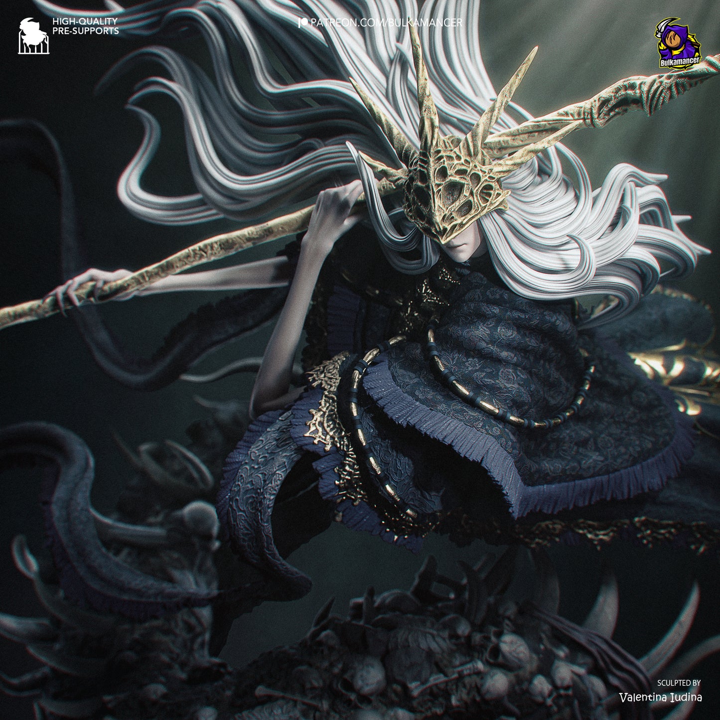 Aldritch by Bulkamancer | High Quality Resin Print | Painted Commissions available!