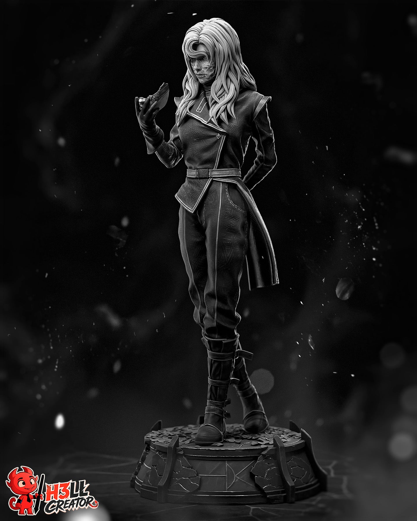 Alicia from Clair Obscur by h3ll creator | High Quality Resin Print | Painted Commissions available!
