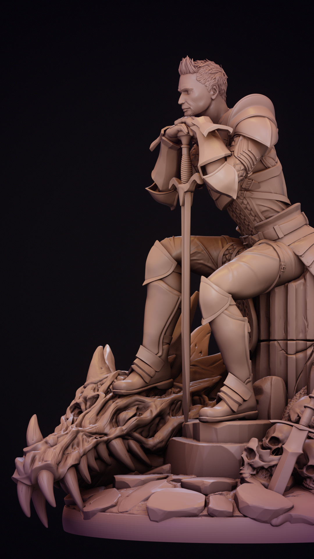 Alistair from Dragon Age Fan-Made Model by Skullpture - LIMITED EDITION - Sephiknot