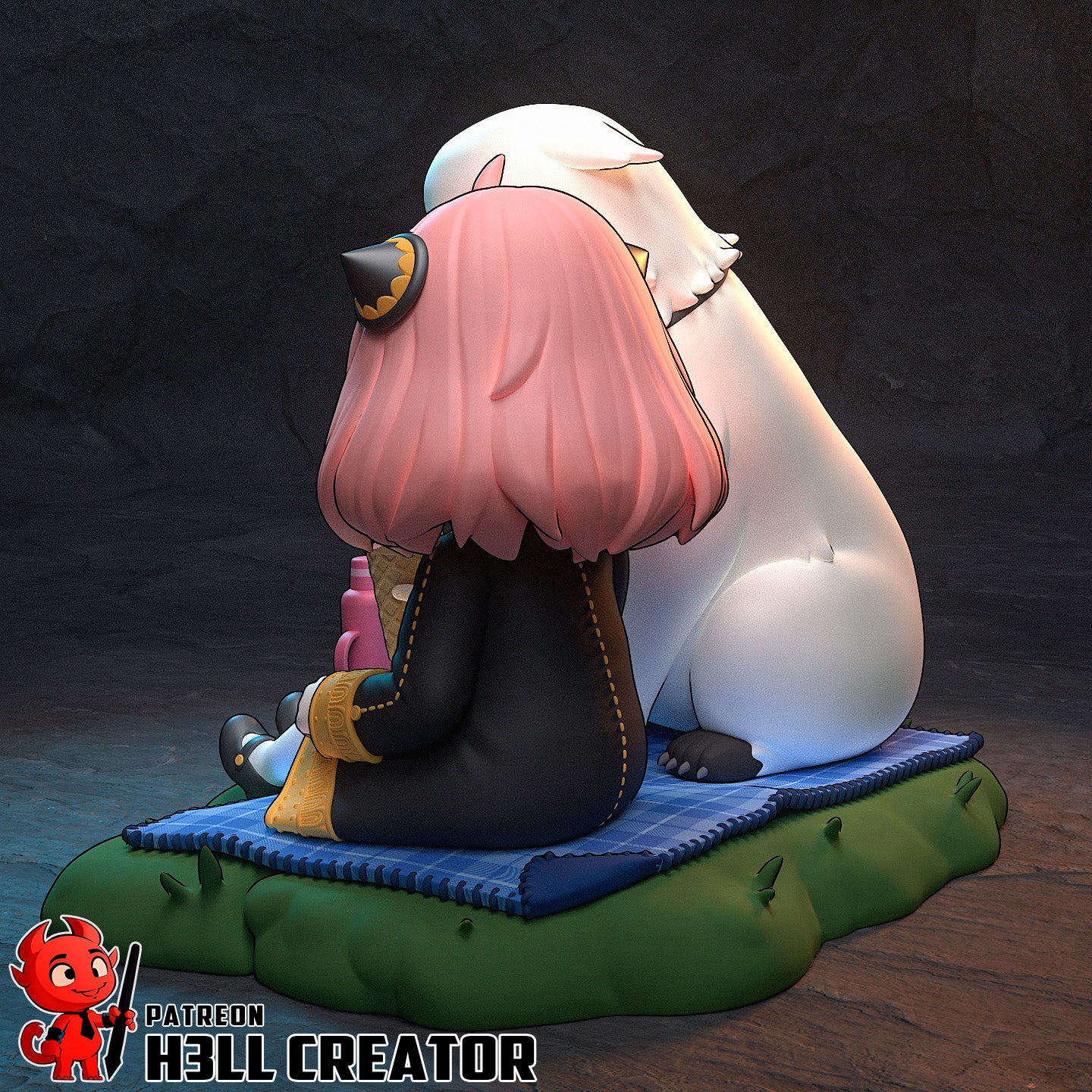 SpyxFamily Anya Garage Kit | Fanmade Model by h3llcreator| Psychic child | 3D Printed - Sephiknot
