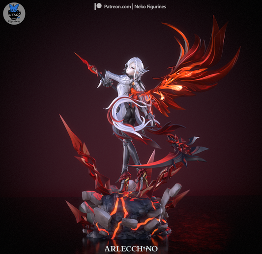 Arlecchino Genshin Impact Fan-Made Model by Neko Figurines - Sephiknot