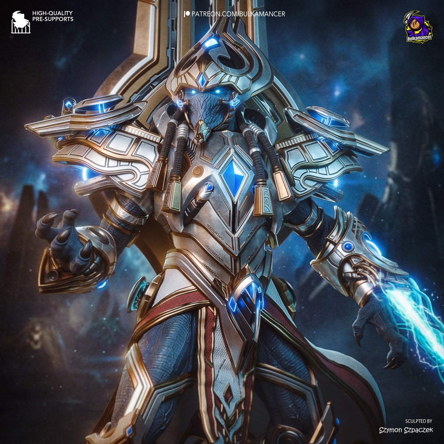 Starcraft Artanis Garage Kit | Fanmade Model by Bulkamancer | leader of the Daelaam | 3D Printed - Sephiknot