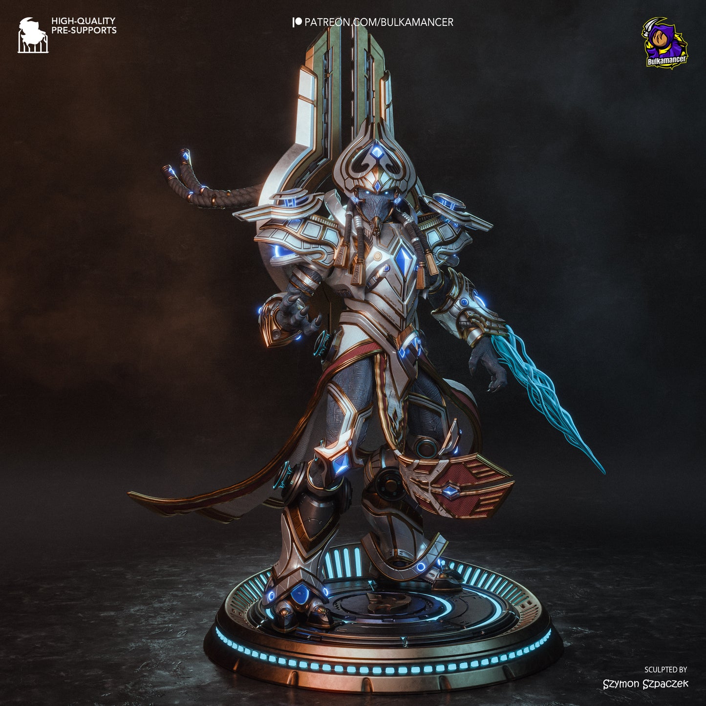Starcraft Artanis Garage Kit | Fanmade Model by Bulkamancer | leader of the Daelaam | 3D Printed - Sephiknot