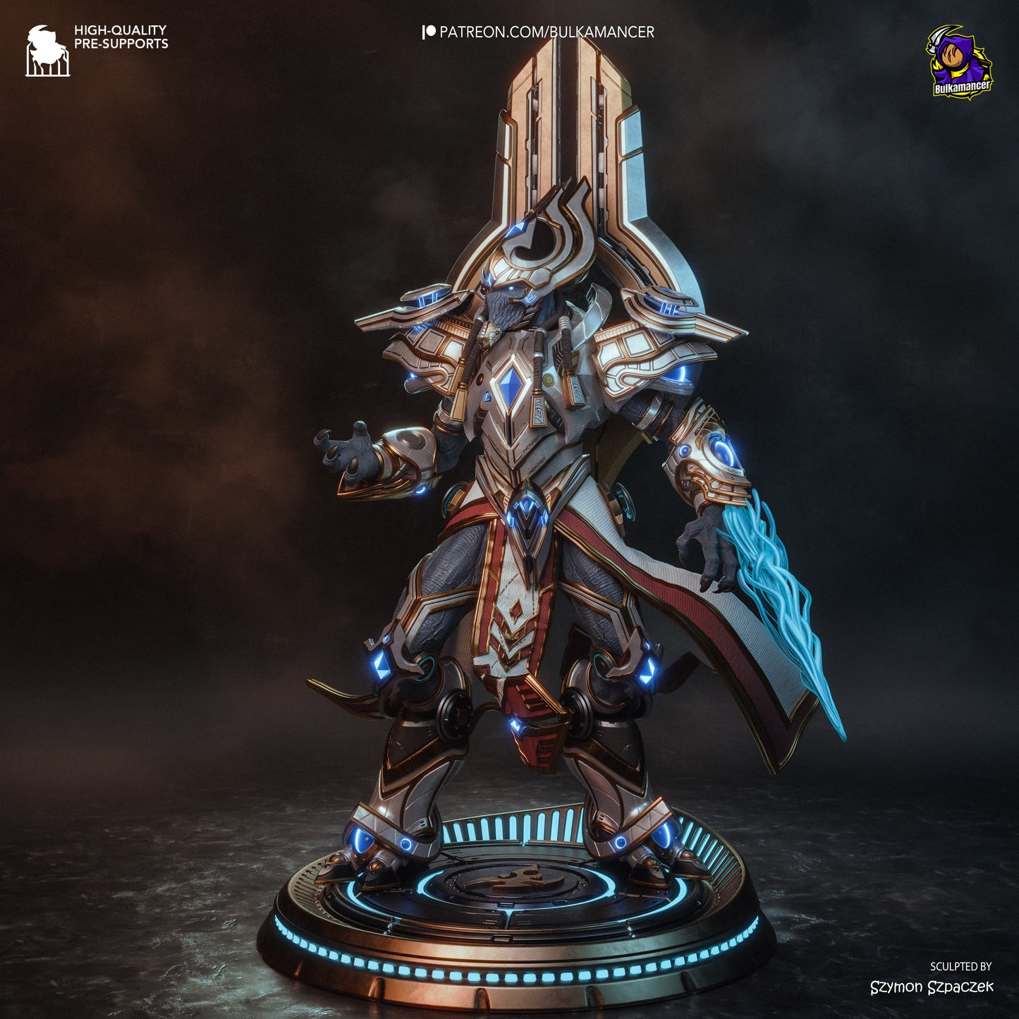Starcraft Artanis Garage Kit | Fanmade Model by Bulkamancer | leader of the Daelaam | 3D Printed - Sephiknot
