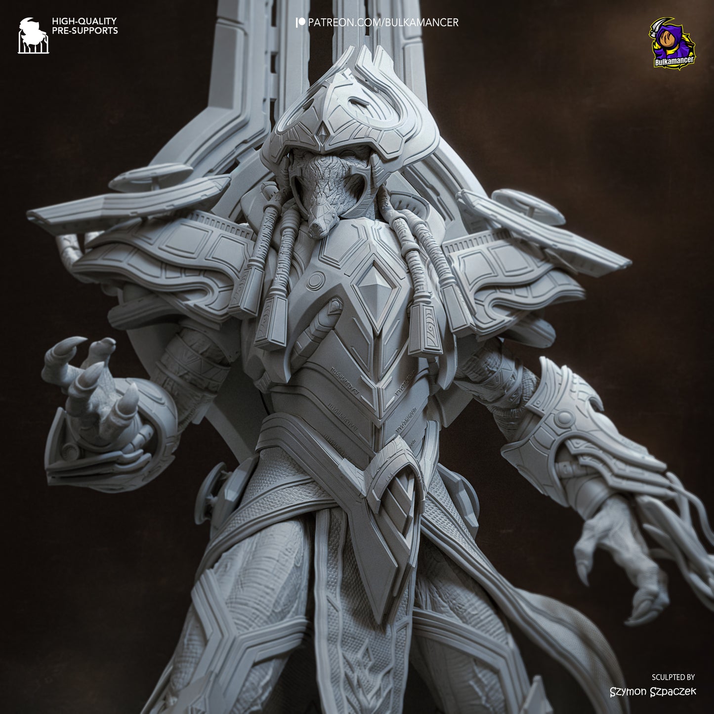 Starcraft Artanis Garage Kit | Fanmade Model by Bulkamancer | leader of the Daelaam | 3D Printed - Sephiknot