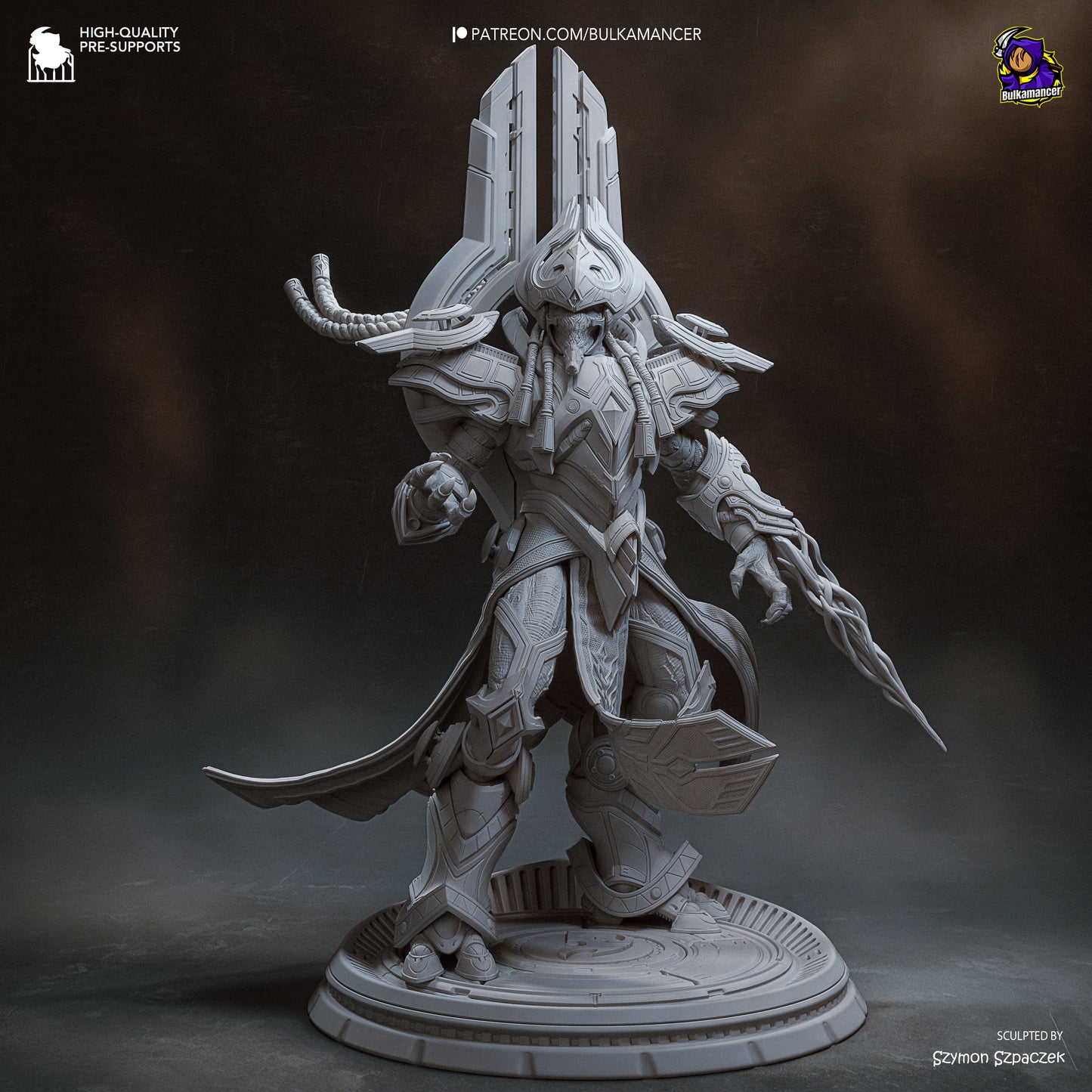 Starcraft Artanis Garage Kit | Fanmade Model by Bulkamancer | leader of the Daelaam | 3D Printed - Sephiknot