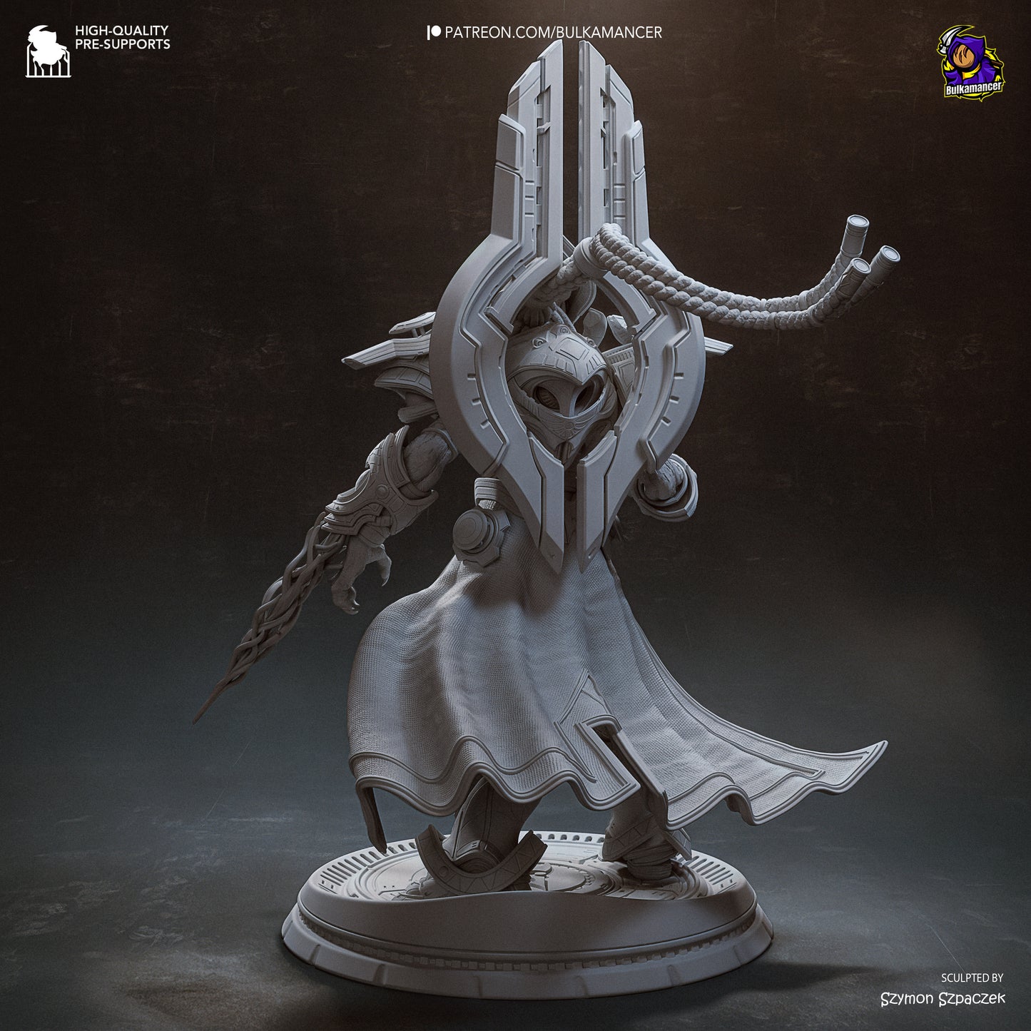 Starcraft Artanis Garage Kit | Fanmade Model by Bulkamancer | leader of the Daelaam | 3D Printed - Sephiknot