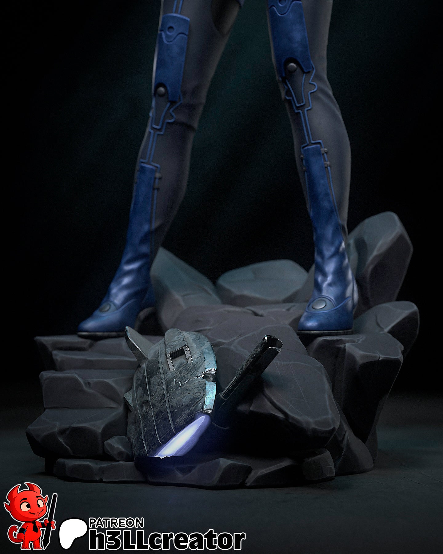 Ashley Williams Garage Kit | Fanmade Model by h3llCreator | Mass Effect | 3D Printed - Sephiknot