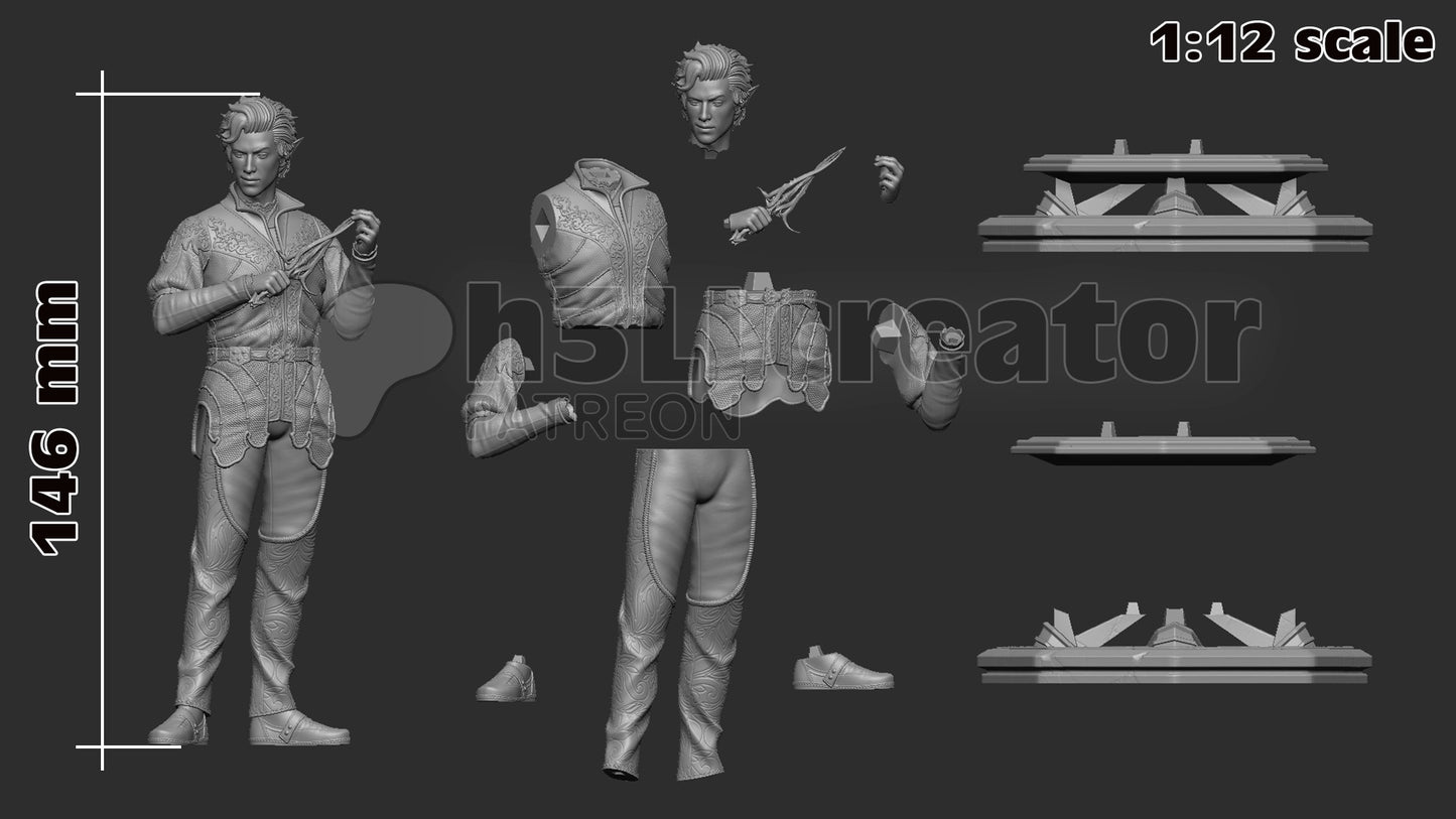 Baldurs Gate 3 Astarion Garage Kit | Fanmade Model | Totally not a vampire | 3D Printed - Sephiknot