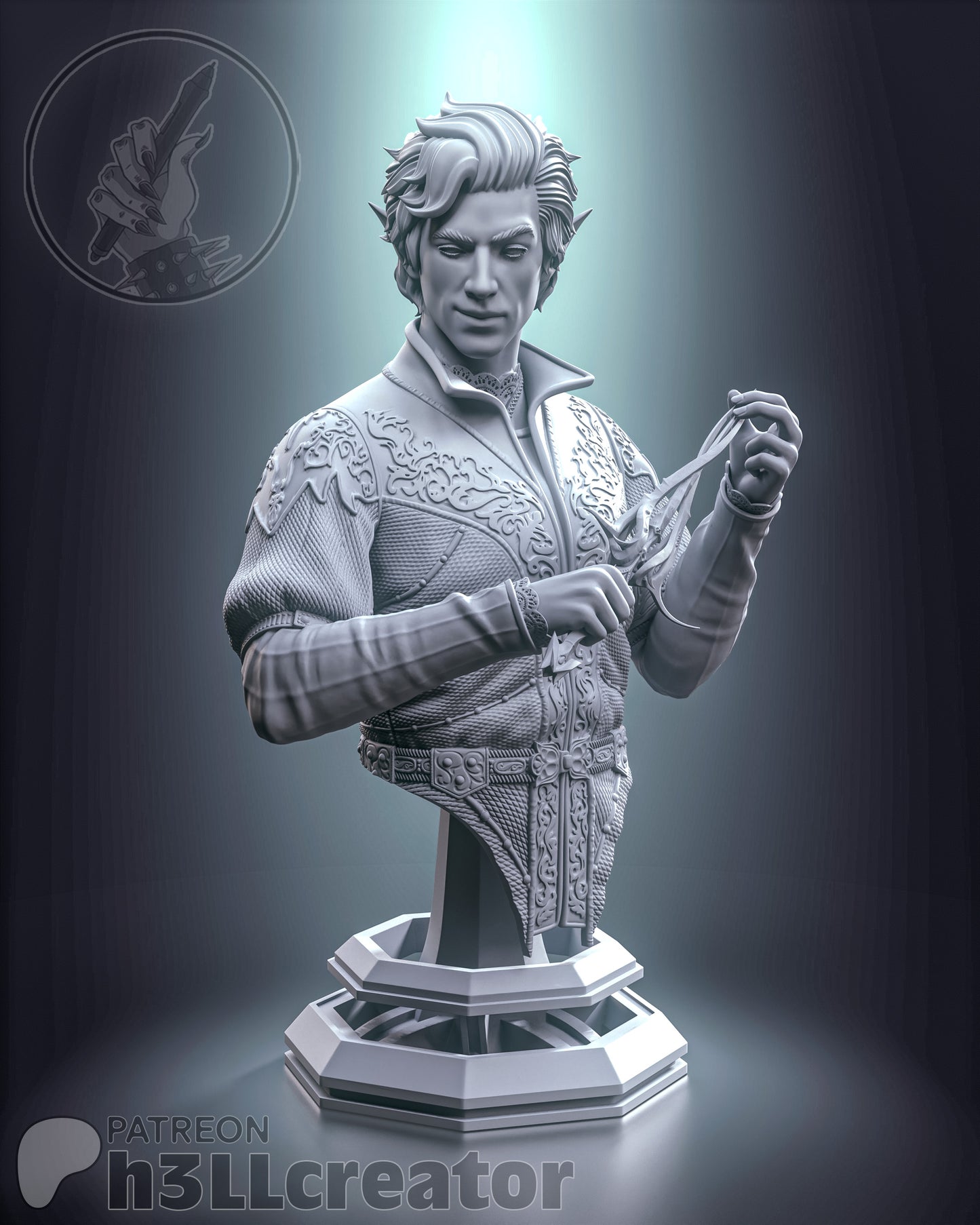 Baldurs Gate 3 Astarion Garage Kit | Fanmade Model | Totally not a vampire | 3D Printed - Sephiknot