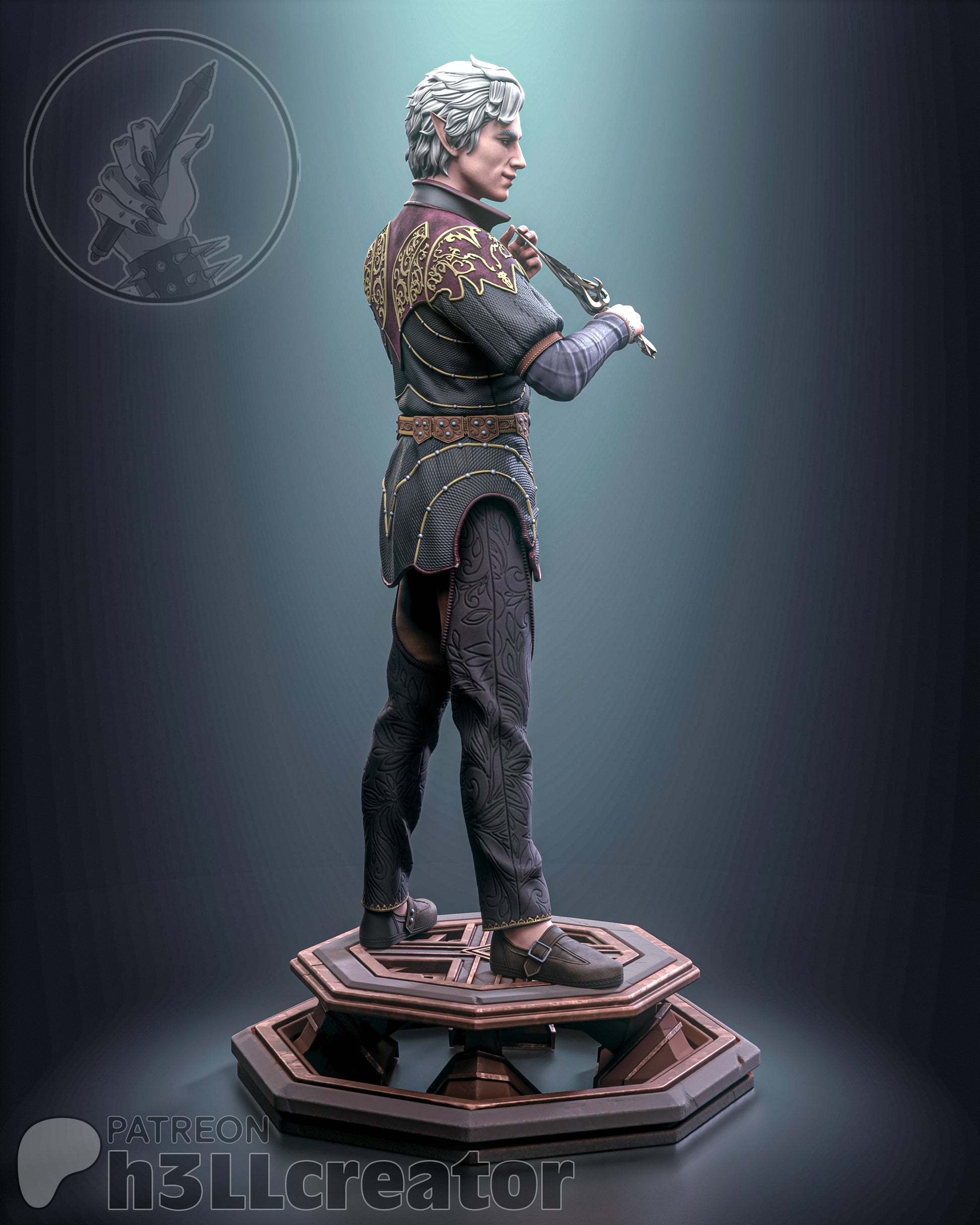 Baldurs Gate 3 Astarion Garage Kit | Fanmade Model | Totally not a vampire | 3D Printed - Sephiknot