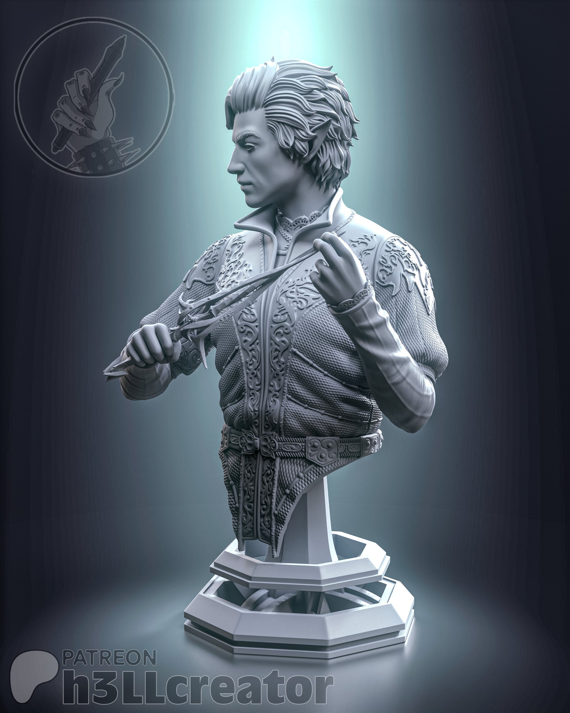 Baldurs Gate 3 Astarion Garage Kit | Fanmade Model | Totally not a vampire | 3D Printed - Sephiknot