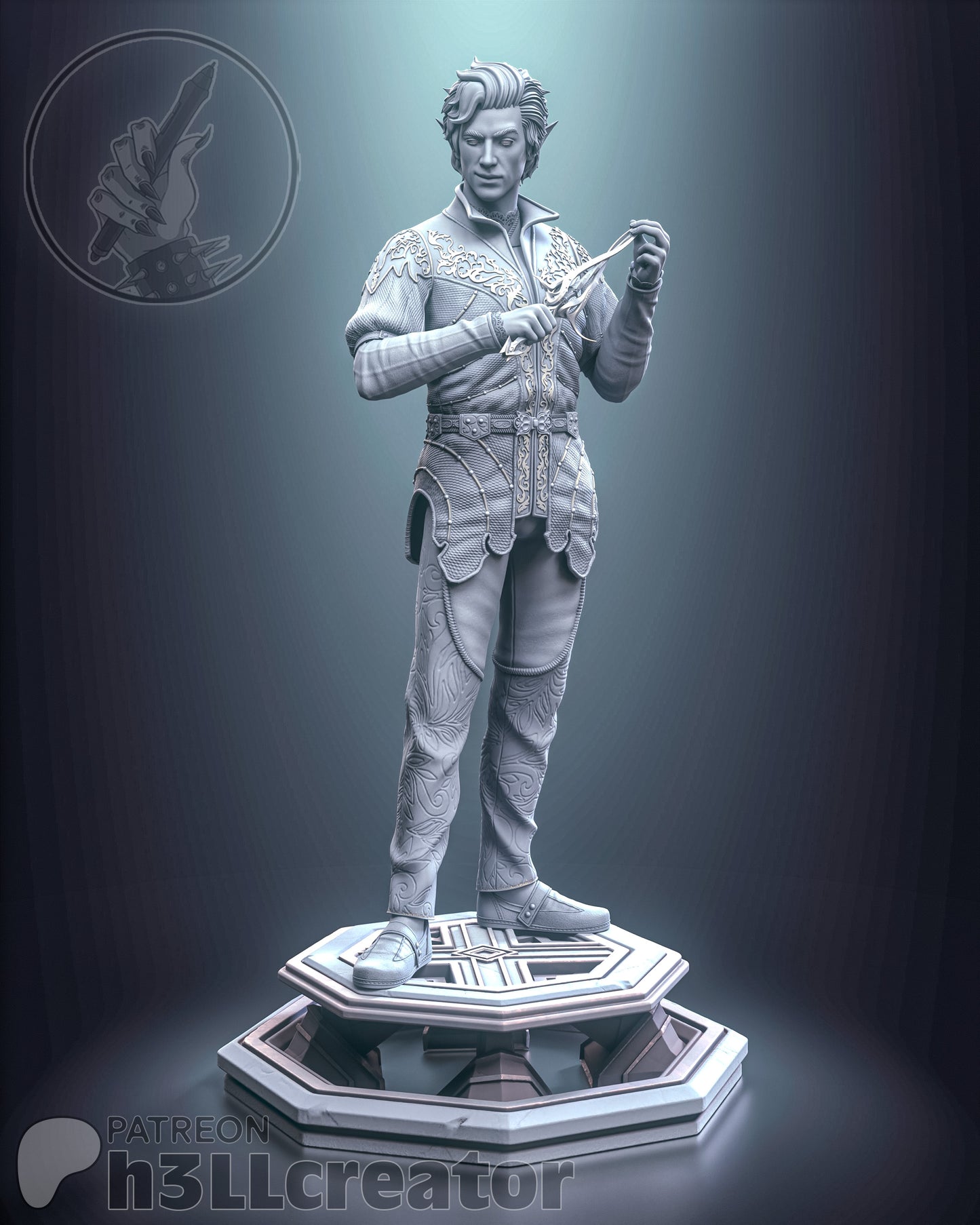 Baldurs Gate 3 Astarion Garage Kit | Fanmade Model | Totally not a vampire | 3D Printed - Sephiknot