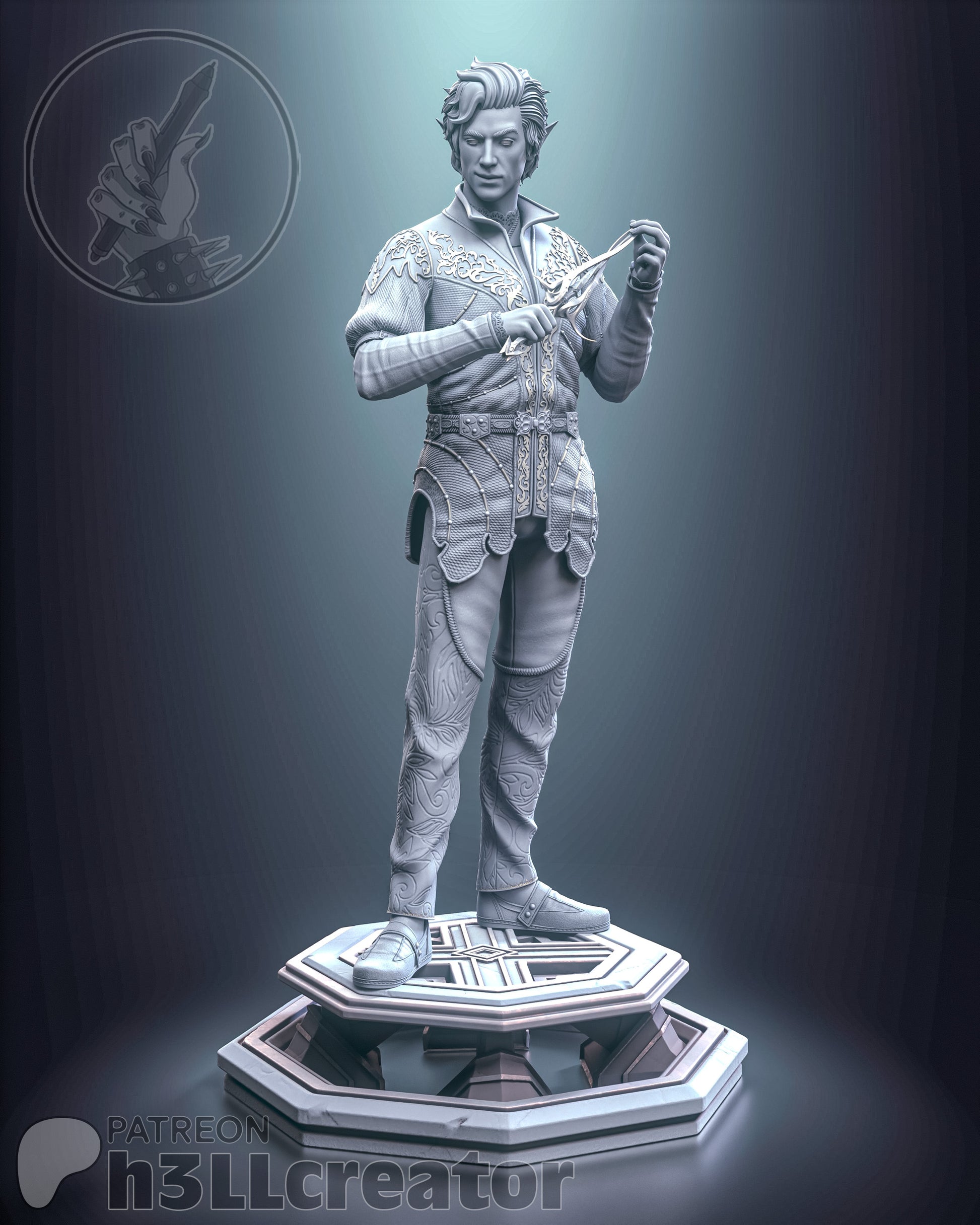 Baldurs Gate 3 Astarion Garage Kit | Fanmade Model | Totally not a vampire | 3D Printed - Sephiknot