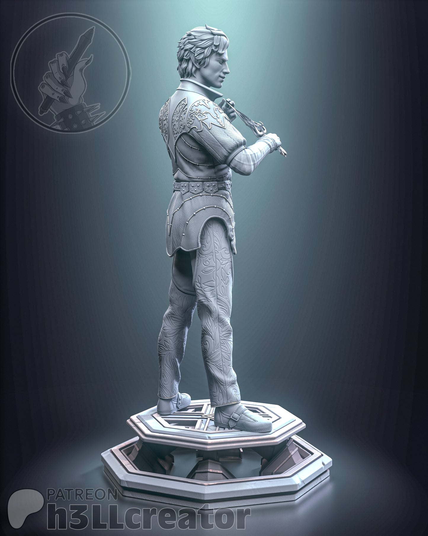 Baldurs Gate 3 Astarion Garage Kit | Fanmade Model | Totally not a vampire | 3D Printed - Sephiknot