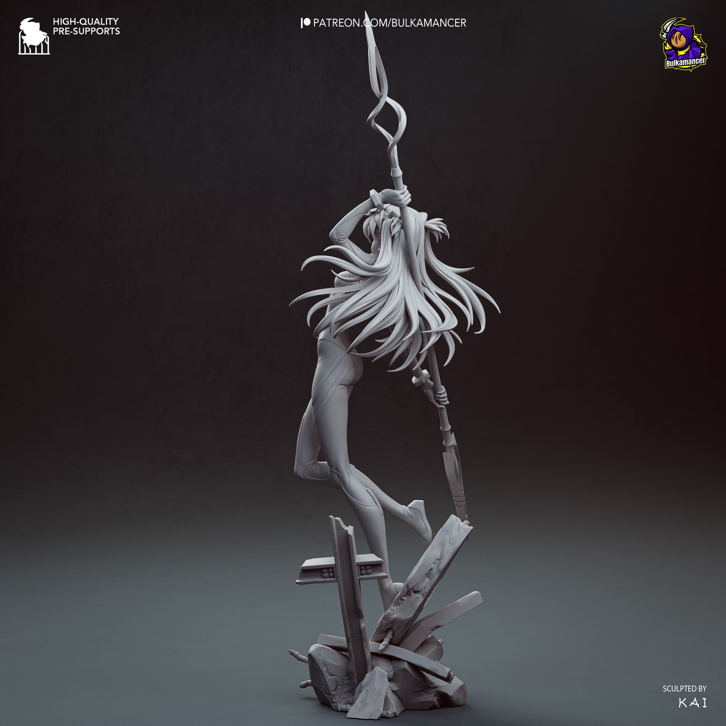 Asuka from Evangelion by Bulkamancer | High Quality Resin Print | Painted Commissions available! - Sephiknot