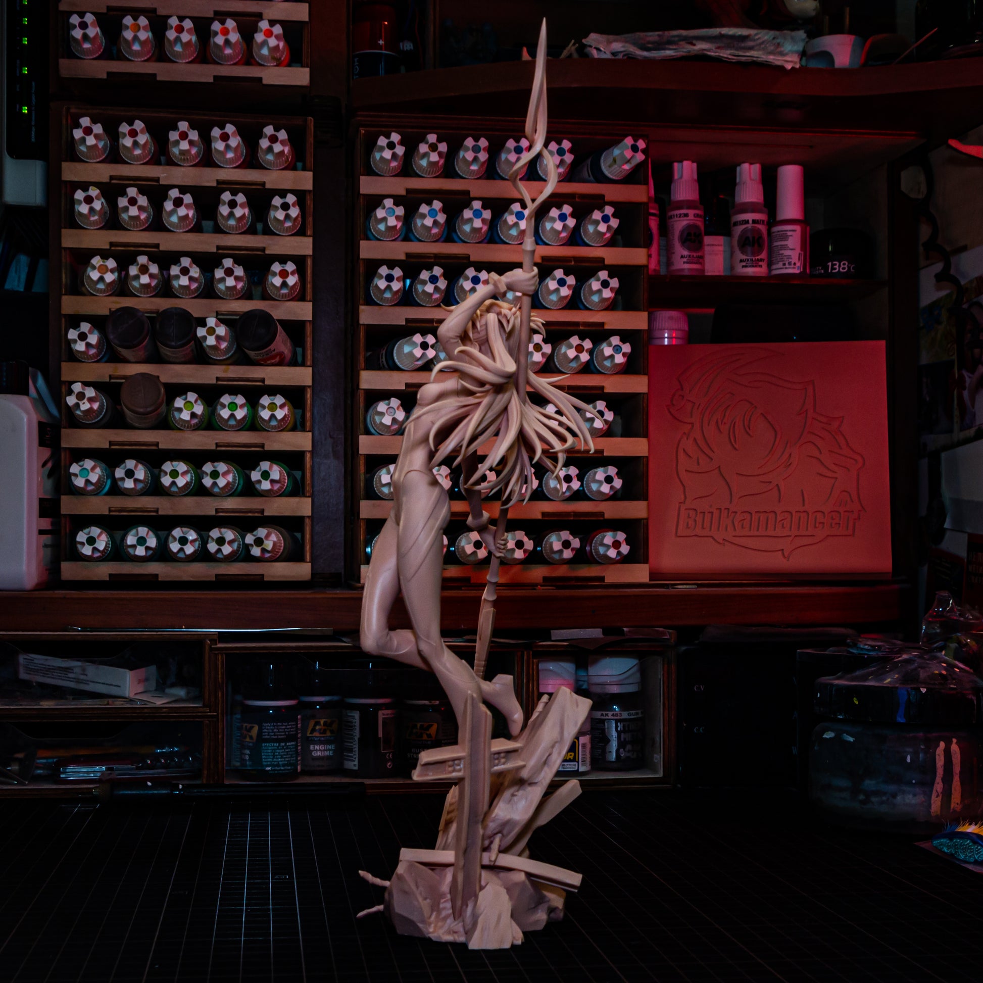 Asuka from Evangelion by Bulkamancer | High Quality Resin Print | Painted Commissions available! - Sephiknot