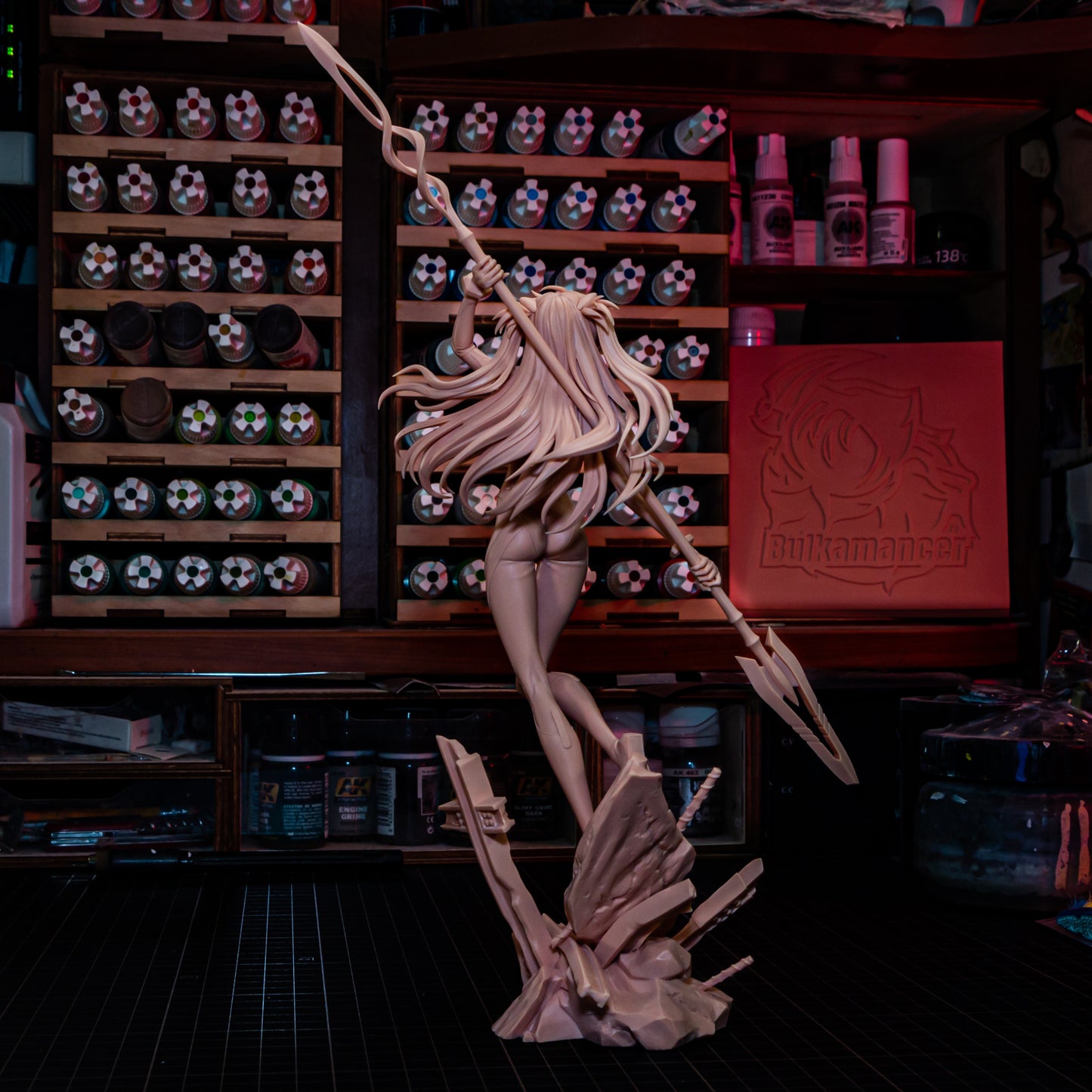 Asuka from Evangelion by Bulkamancer | High Quality Resin Print | Painted Commissions available! - Sephiknot