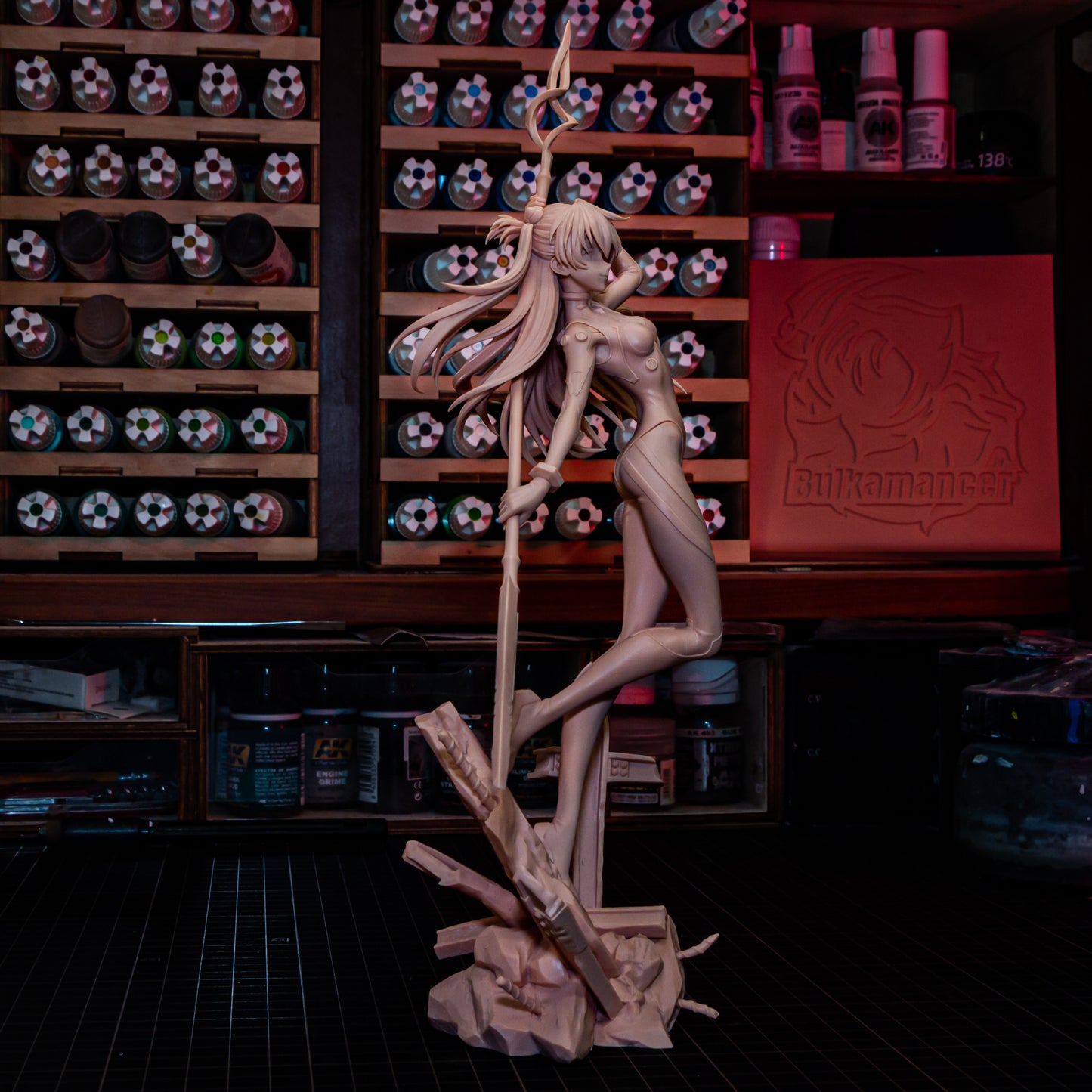 Asuka from Evangelion by Bulkamancer | High Quality Resin Print | Painted Commissions available! - Sephiknot