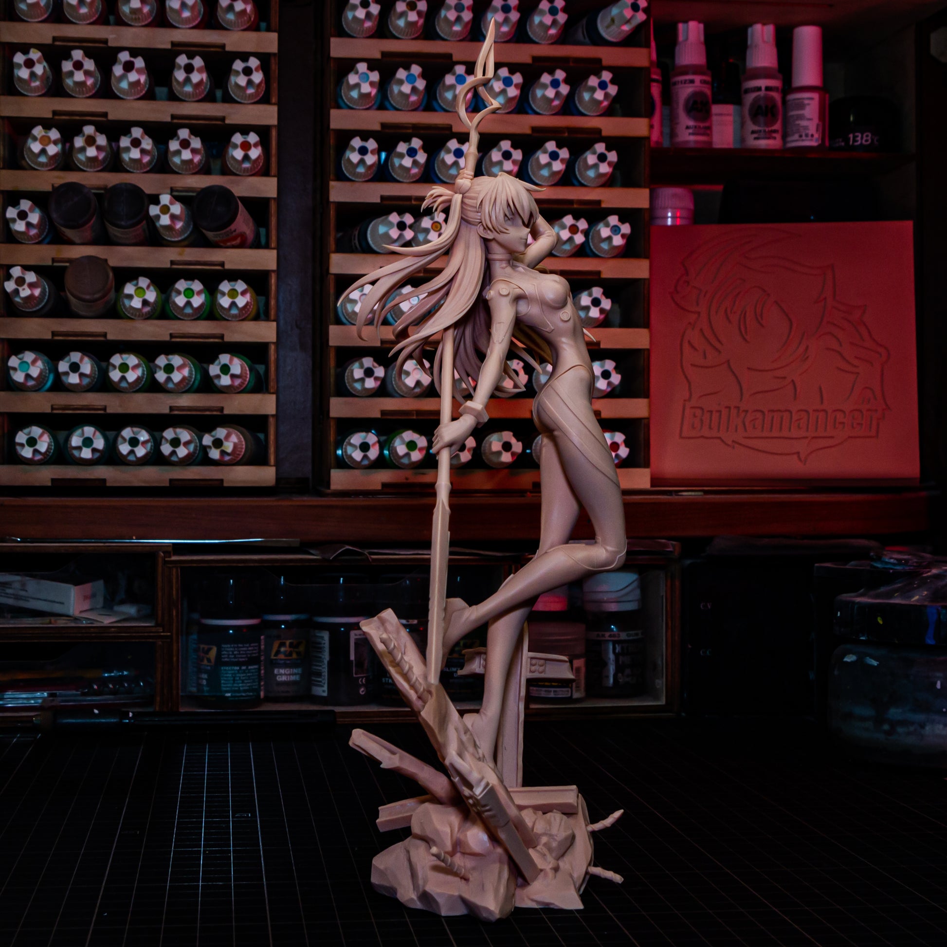 Asuka from Evangelion by Bulkamancer | High Quality Resin Print | Painted Commissions available! - Sephiknot