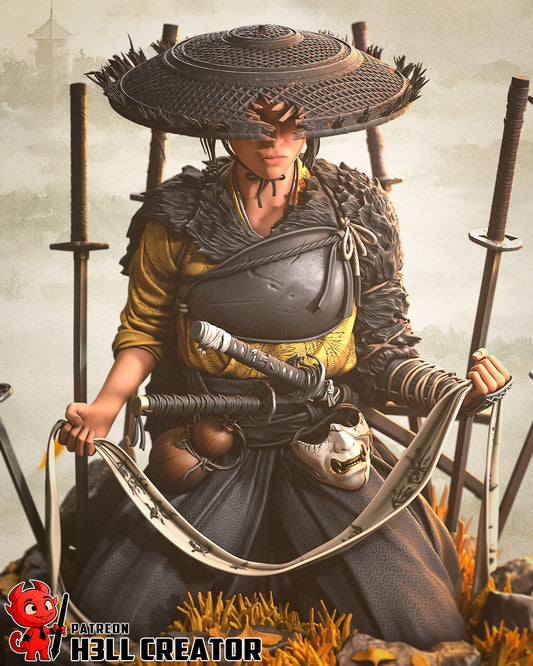 Atsu from Ghost of Yotei Fan-Made Model by h3ll Creator