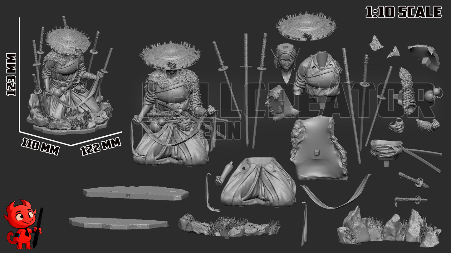 Atsu from Ghost of Yotei Fan-Made Model by h3ll Creator