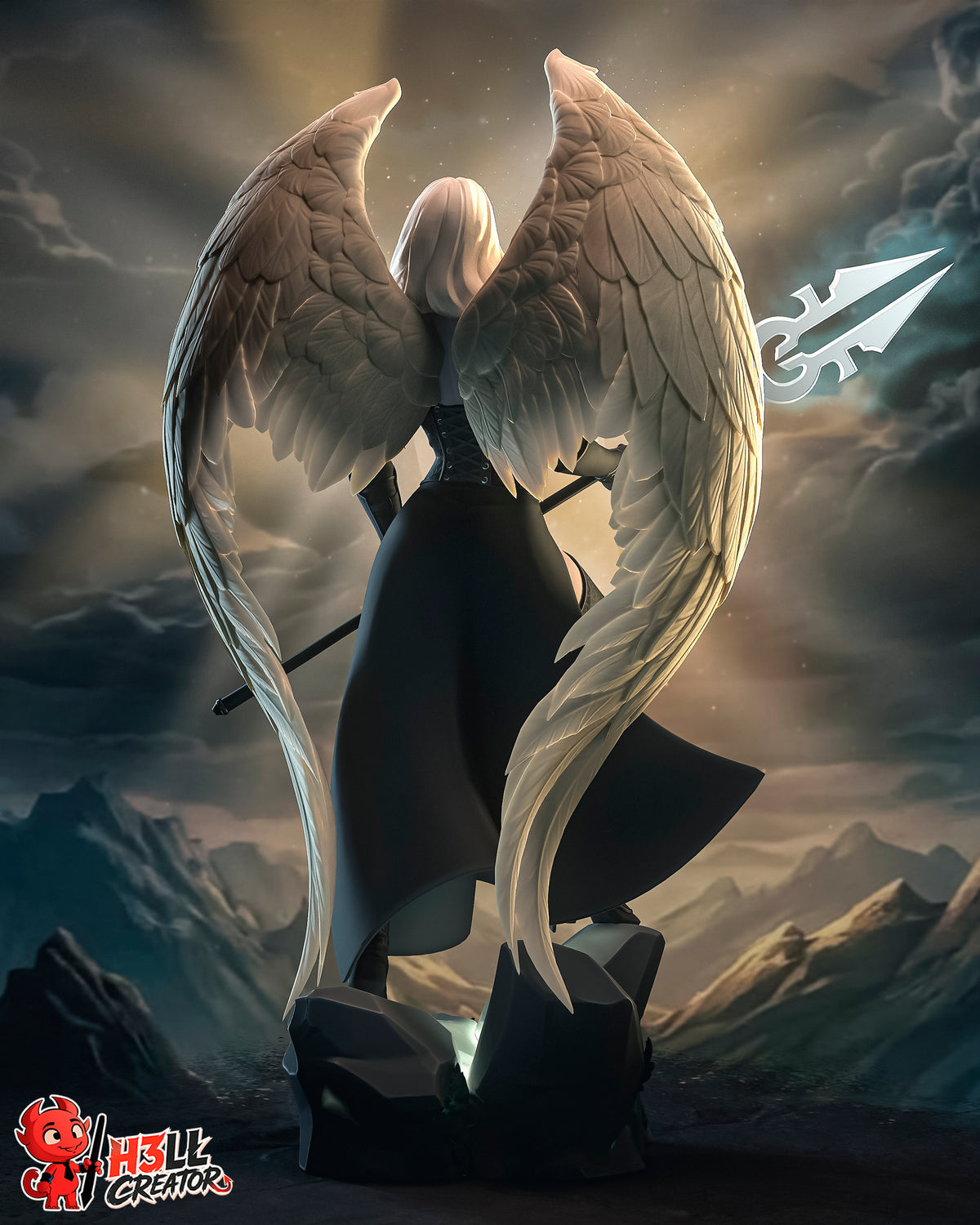 Avacyn by h3ll creator | High Quality Resin Print | Painted Commissions available!