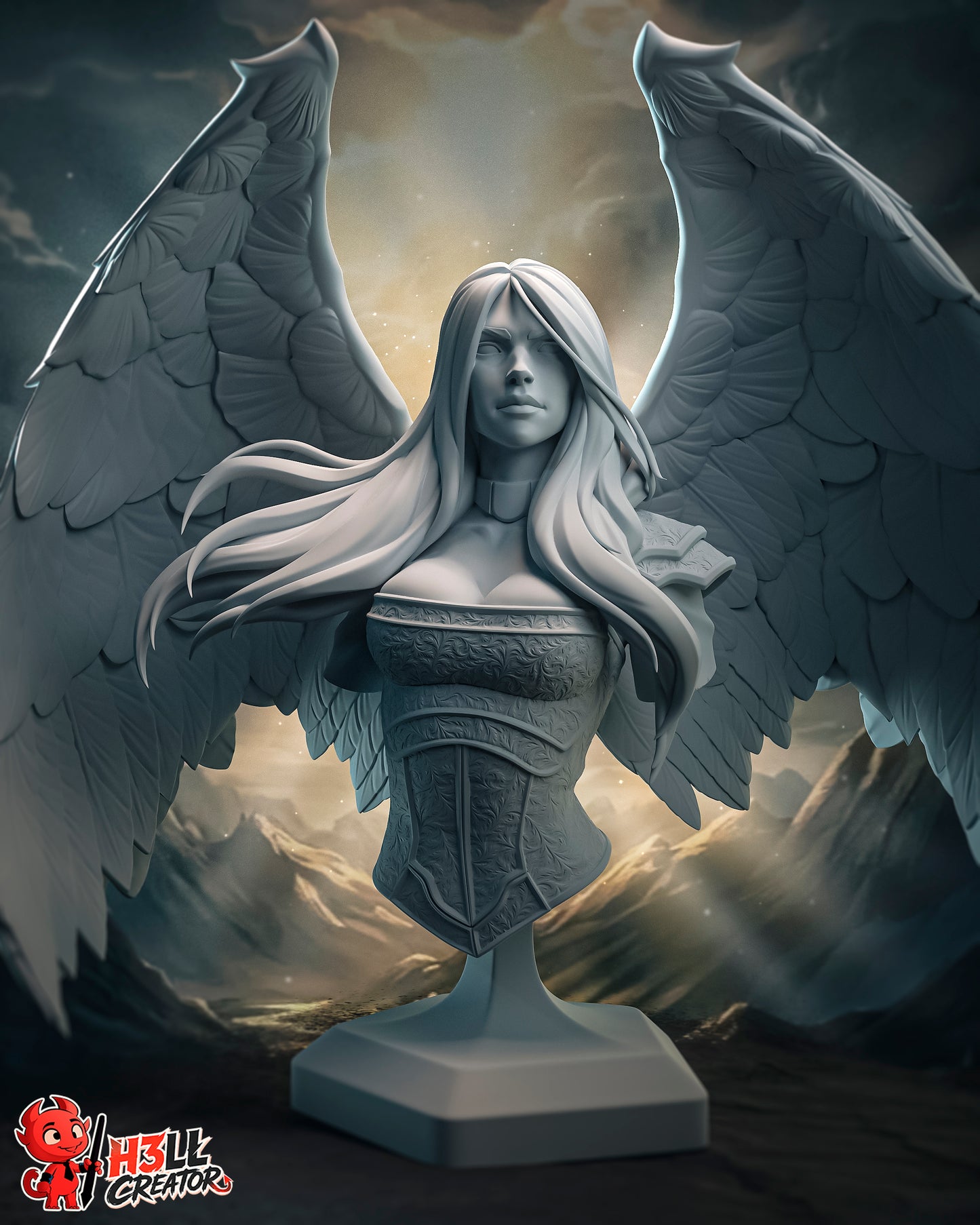 Avacyn by h3ll creator | High Quality Resin Print | Painted Commissions available!